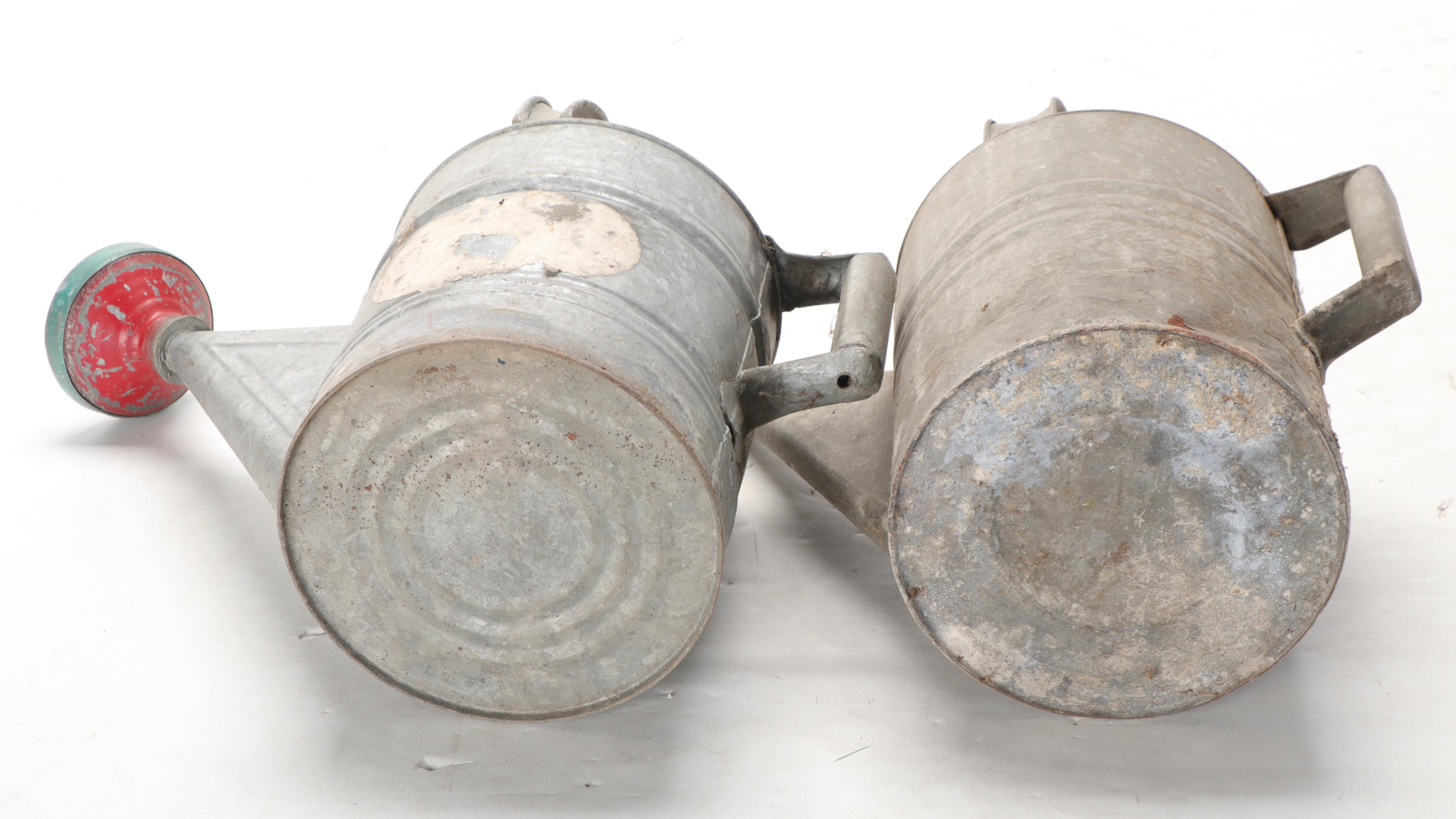 Galvanized Tin Watering Cans