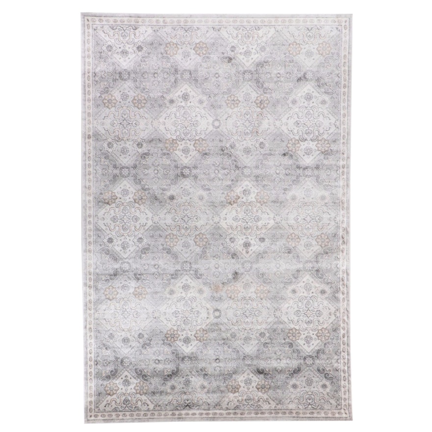 8'8 x 13'1 Machine Made Gertmenian "Tempo" Beryl Beige Room Sized Rug