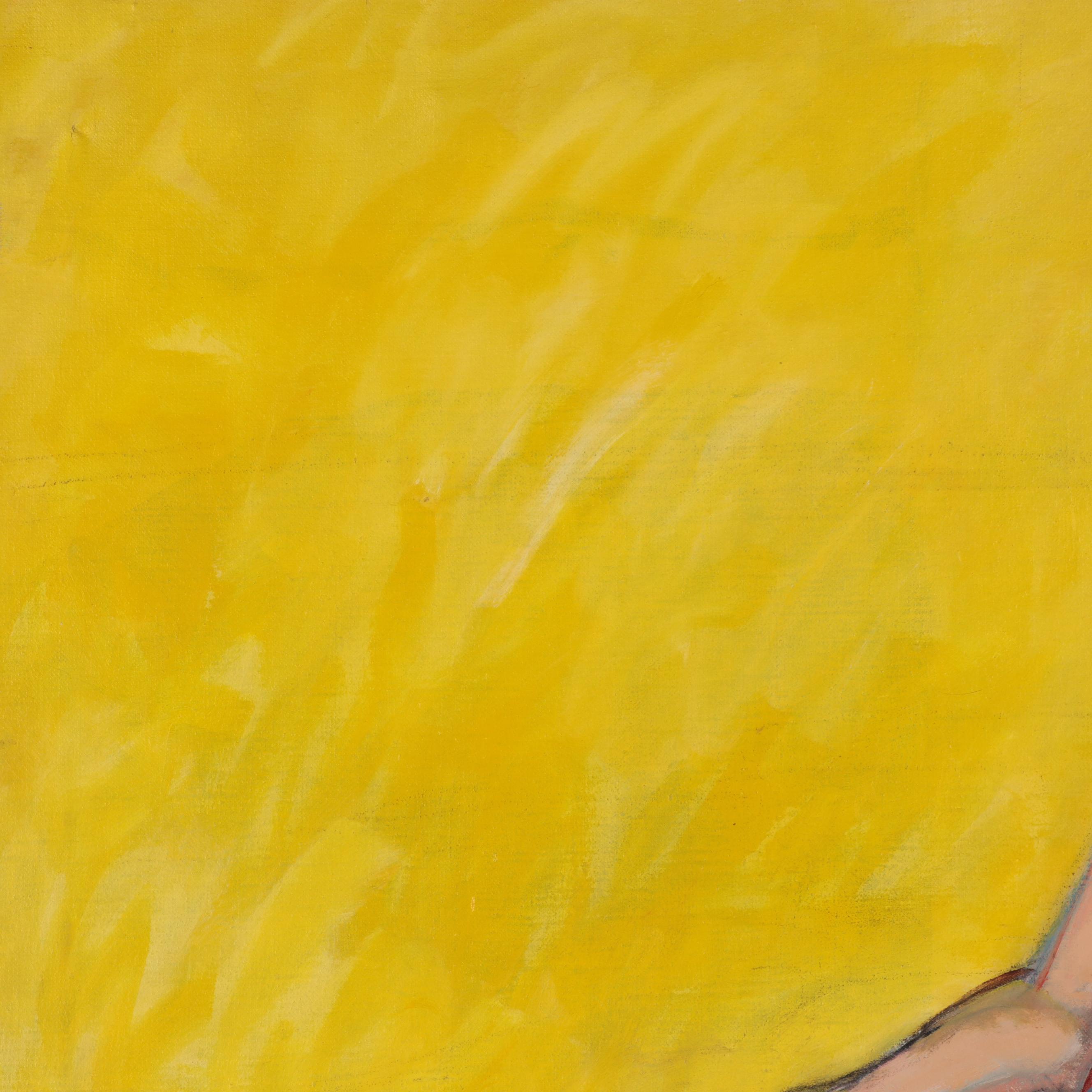 Marion Maas Oil Painting of Seated Figure, Late 20th Century