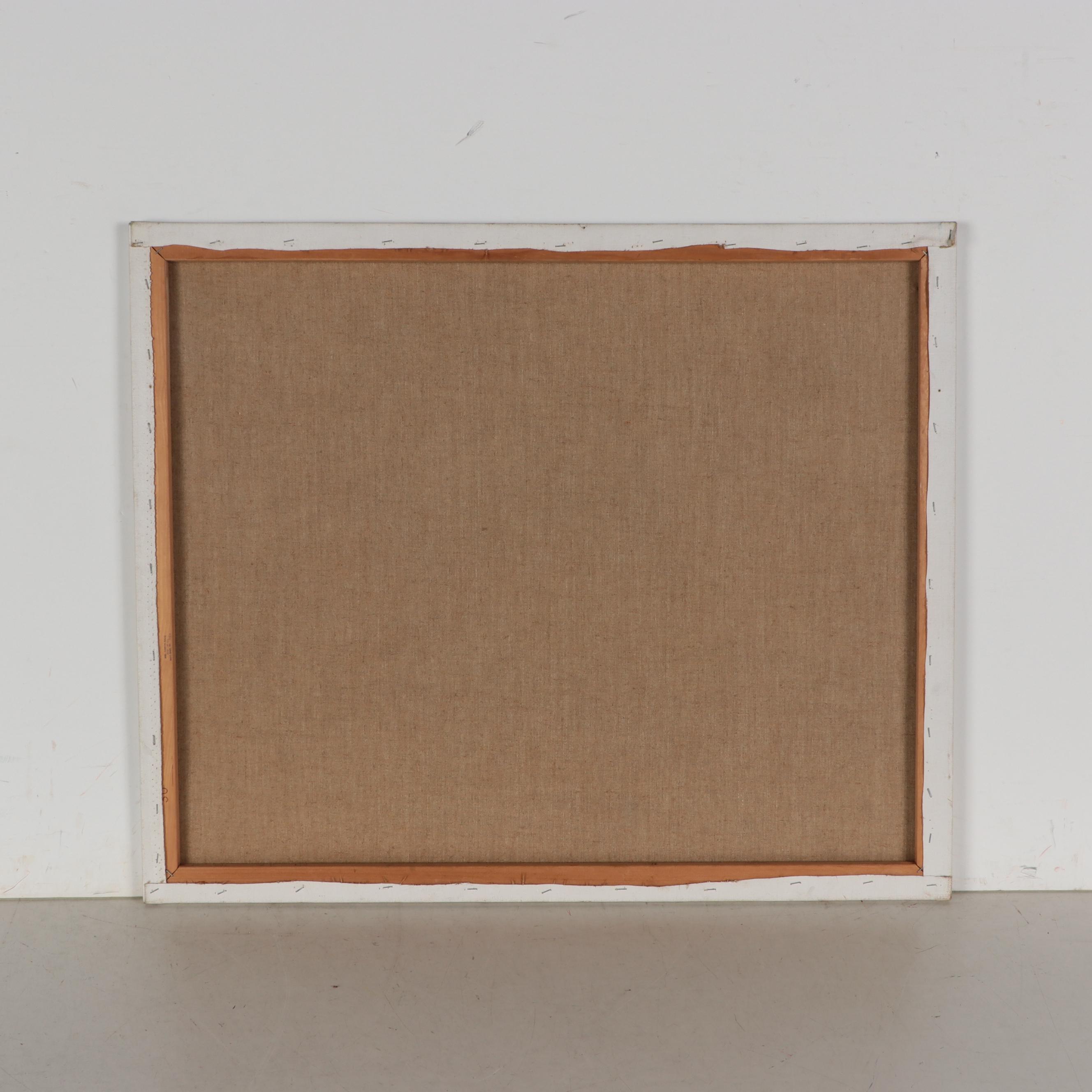 Marion Maas Oil Painting of Seated Figure, Late 20th Century