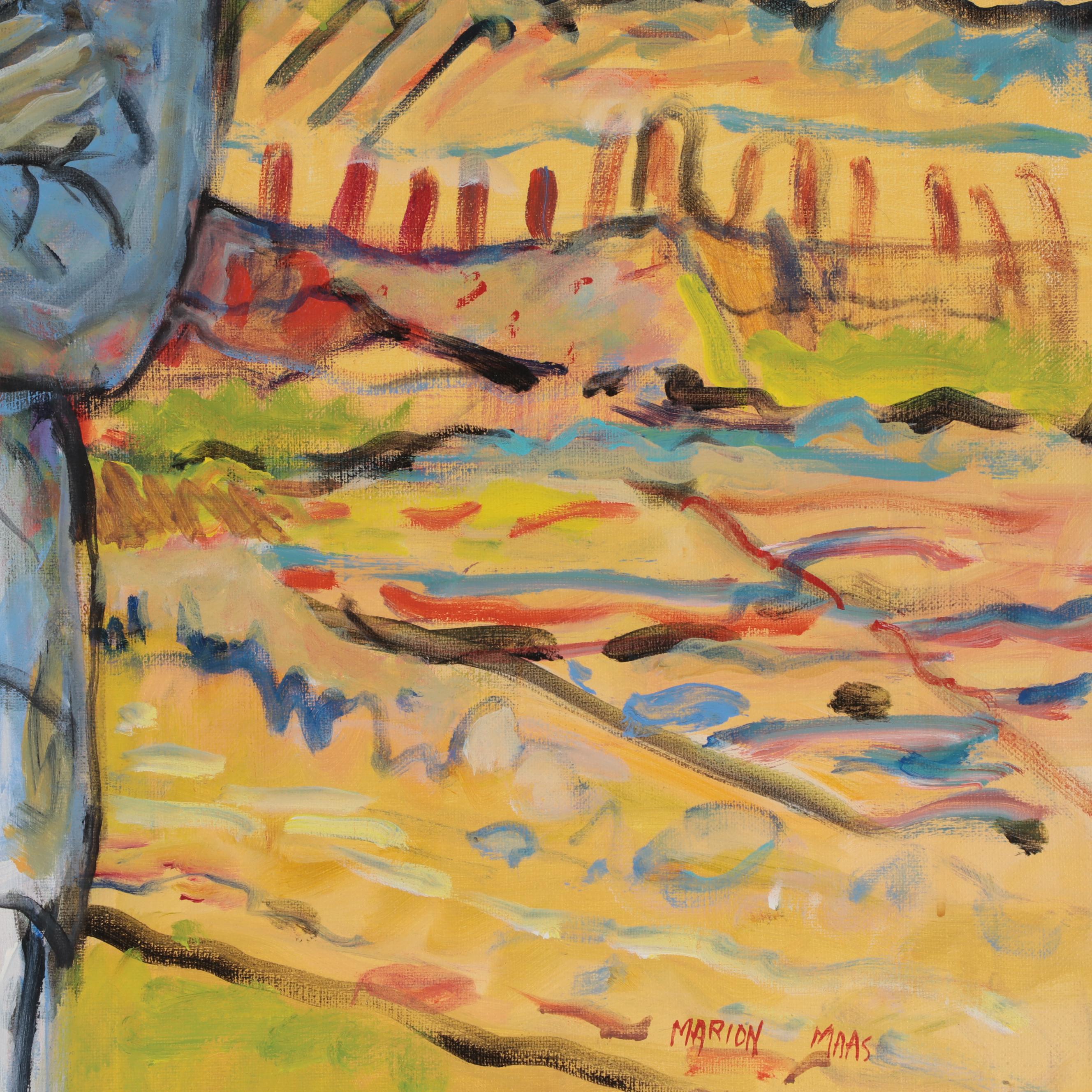 Marion Maas Figurative Oil Painting, Late 20th Century