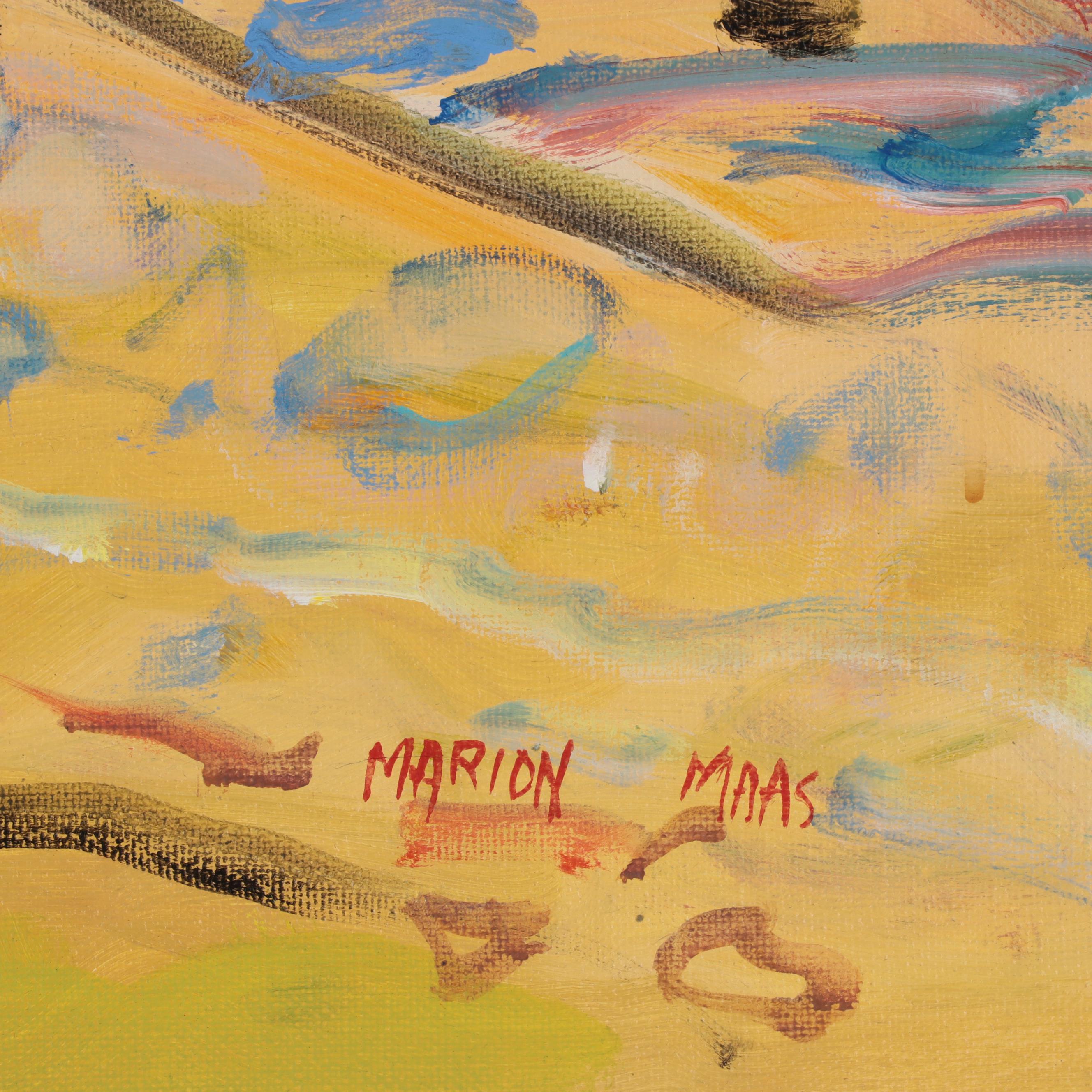 Marion Maas Figurative Oil Painting, Late 20th Century