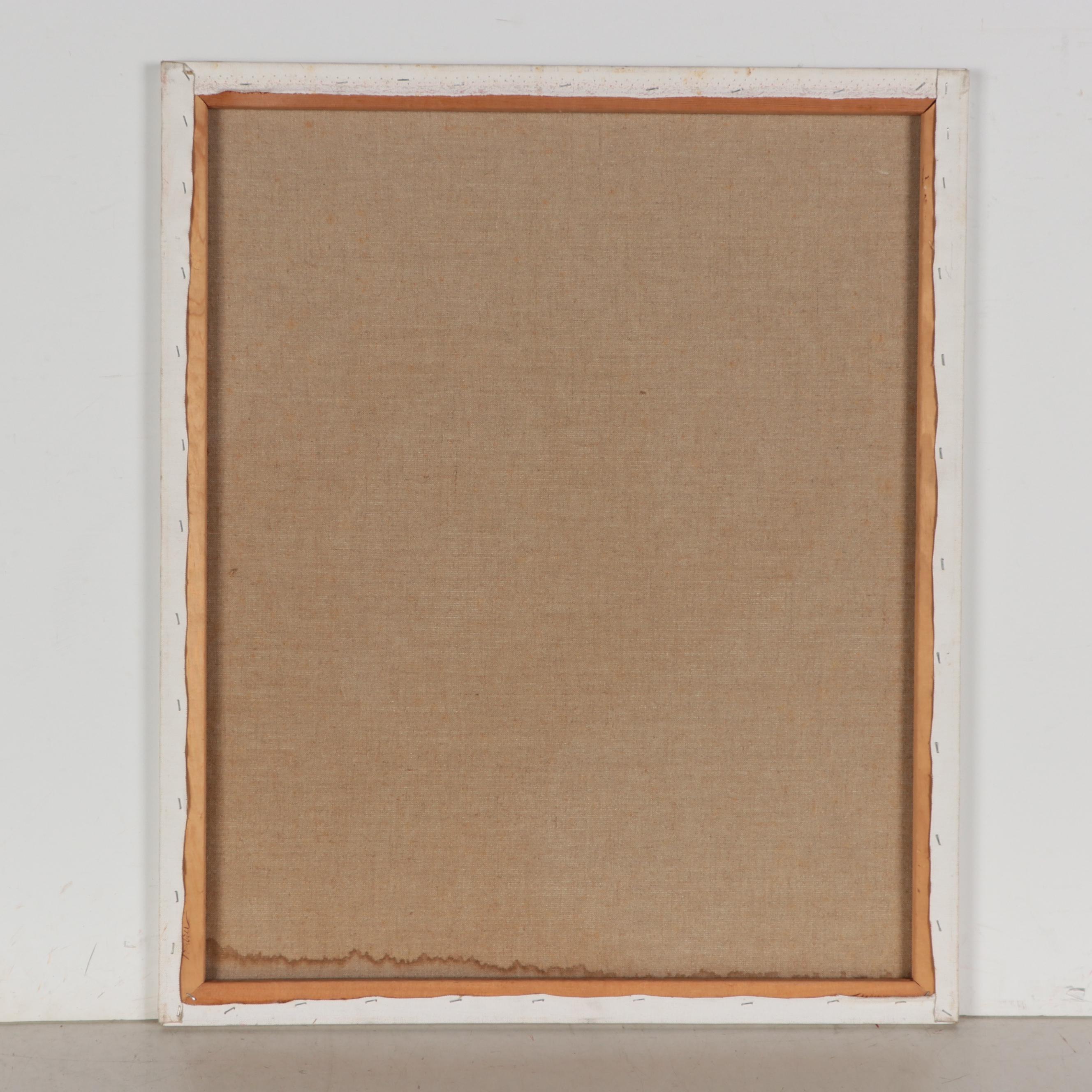 Marion Maas Figurative Oil Painting, Late 20th Century