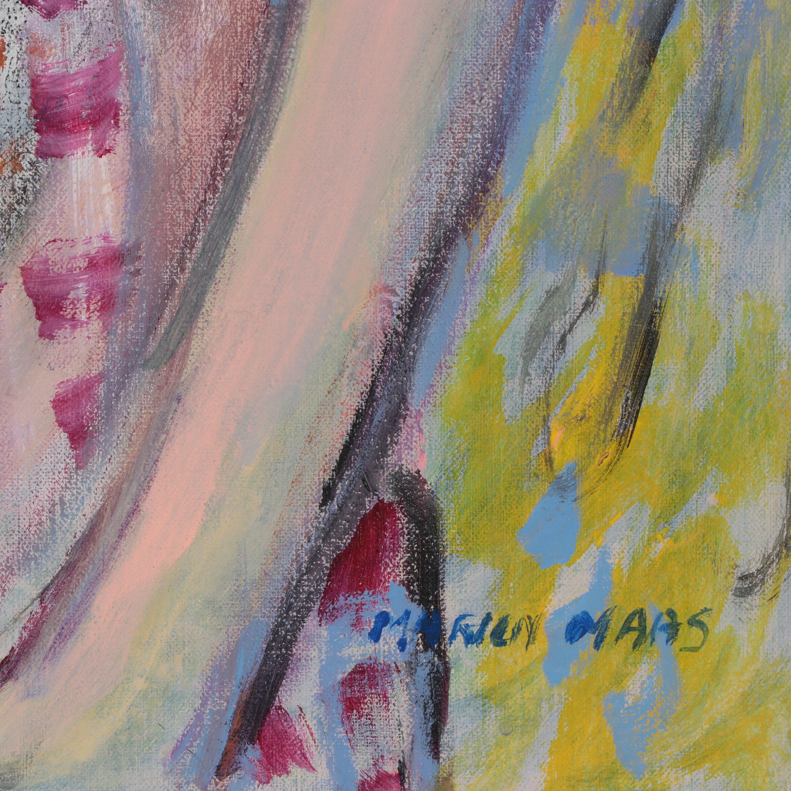 Marion Maas Oil Painting of Figure, Late 20th Century