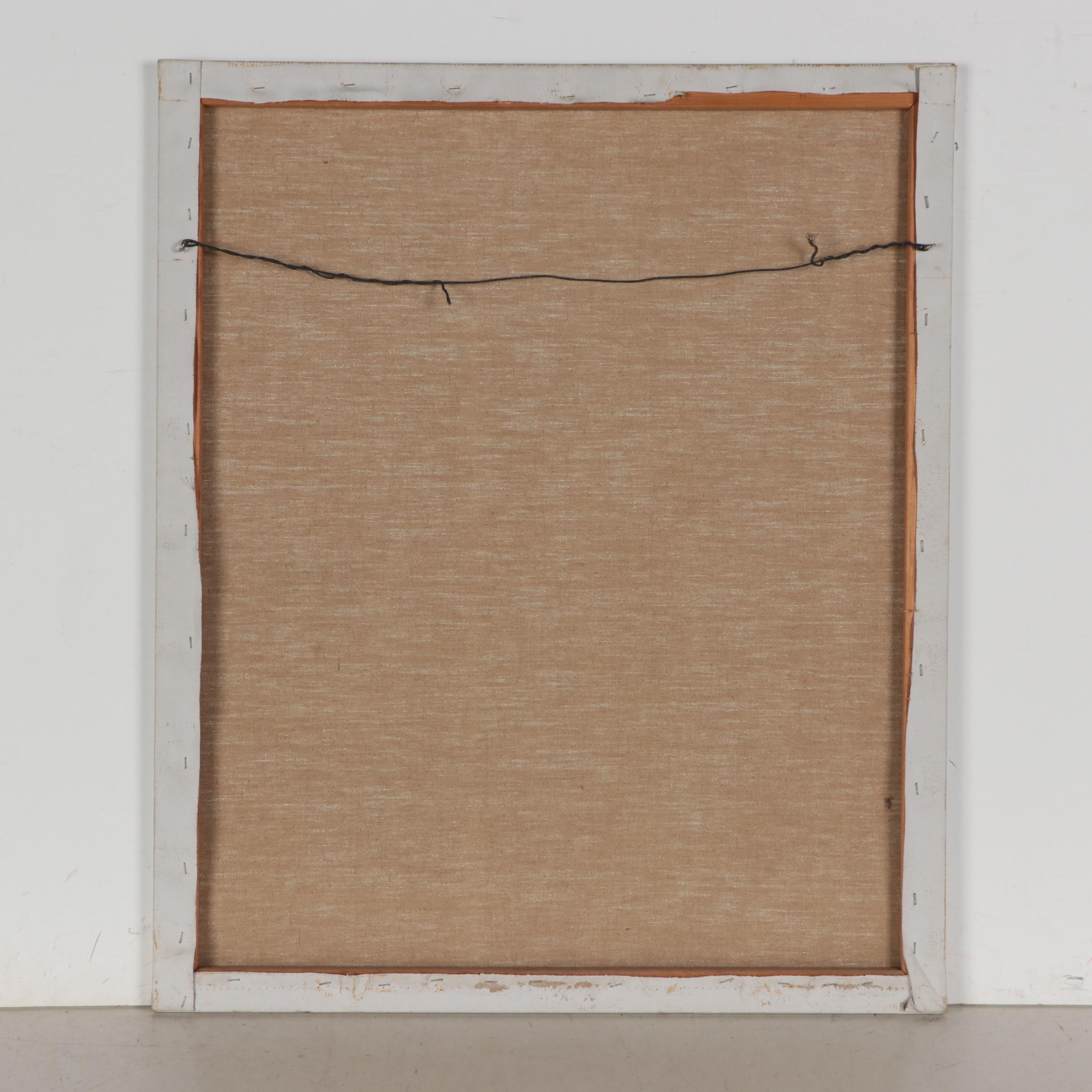 Marion Maas Oil Painting of Figure, Late 20th Century