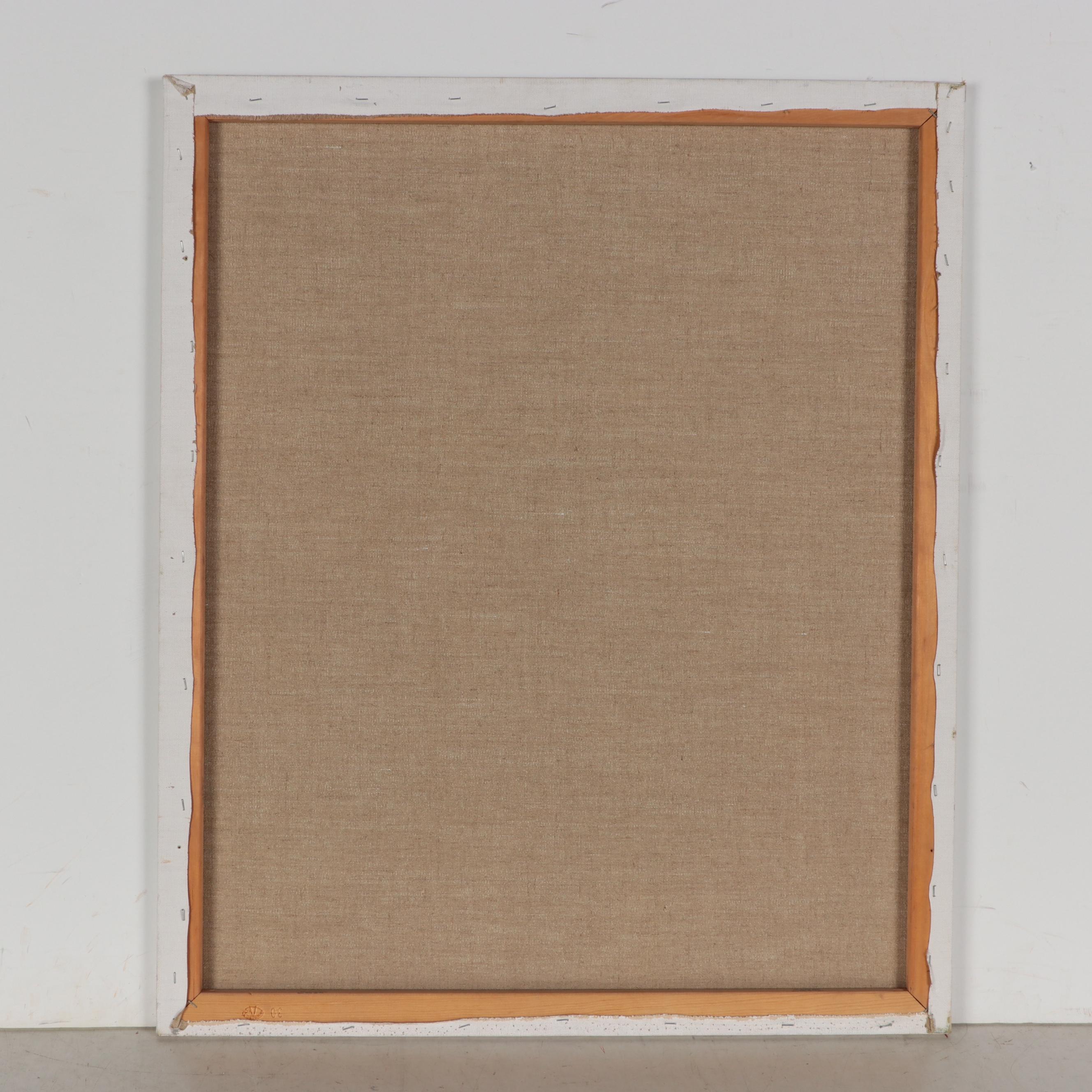 Marion Maas Oil Painting of Flowers, Late 20th Century