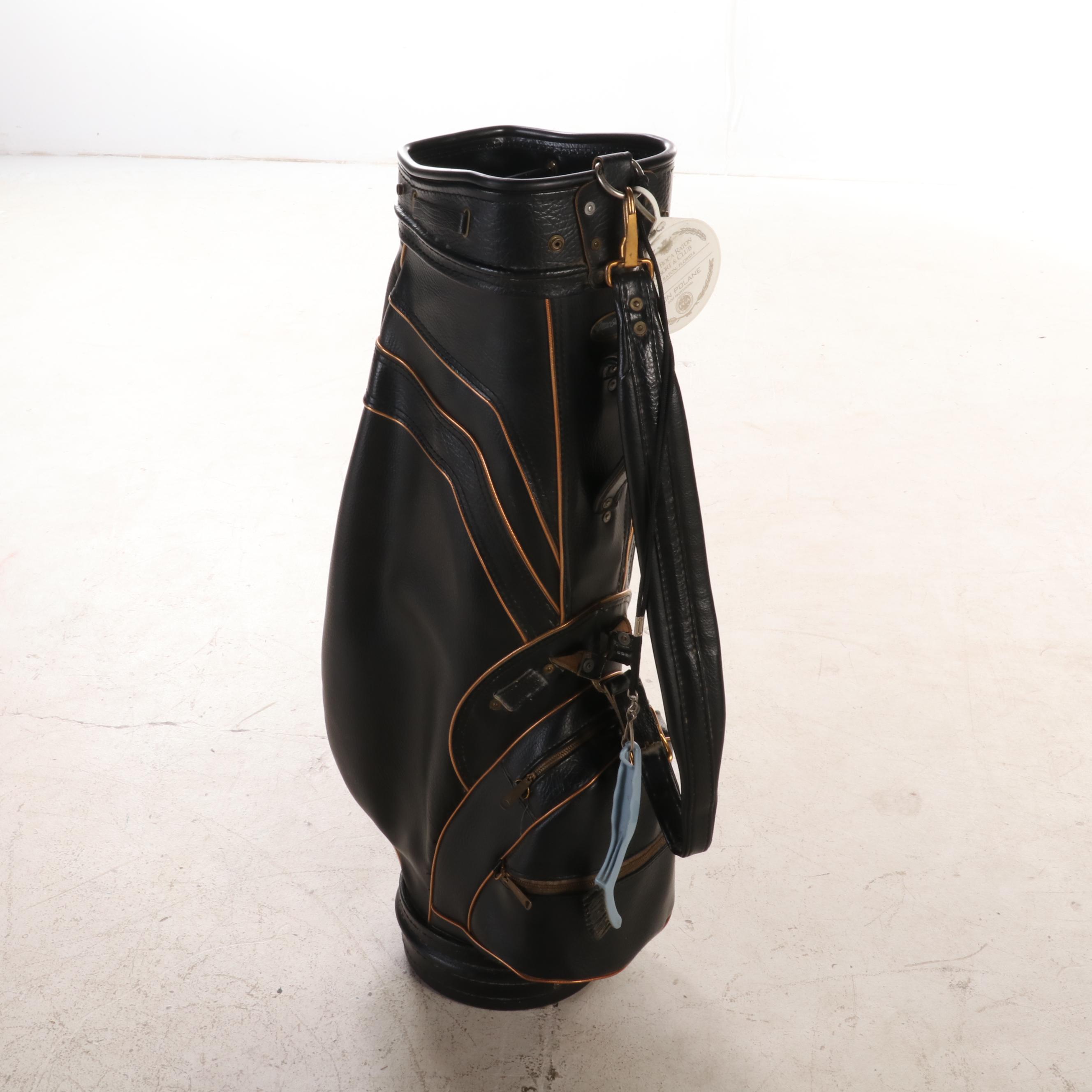 PowerBilt, Tru-Flite, Arnold Palmer, Cobra, and Other Golf Clubs with Bag