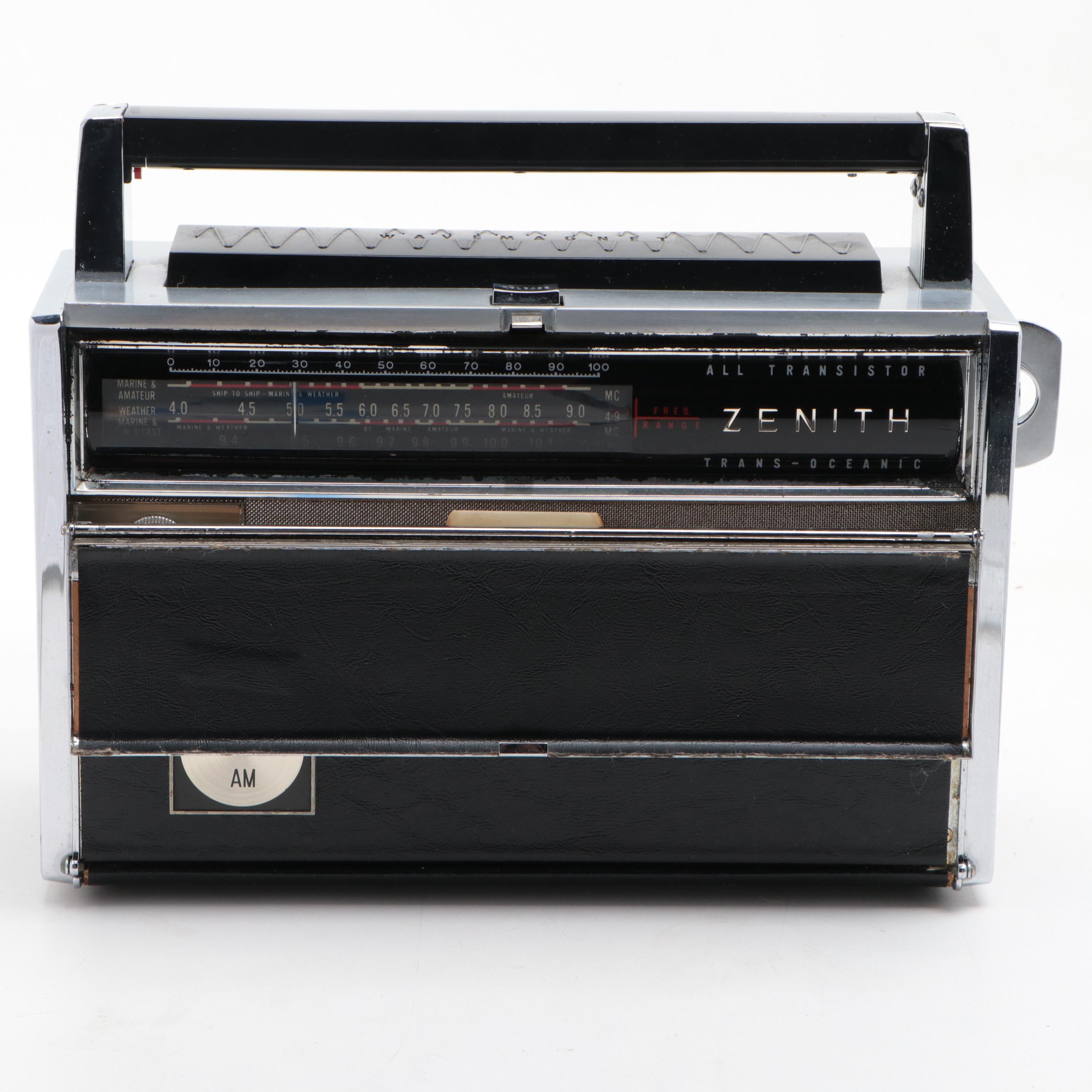 Zenith Royal 3000-1 Trans-Oceanic Portable Radio, 1962–1971