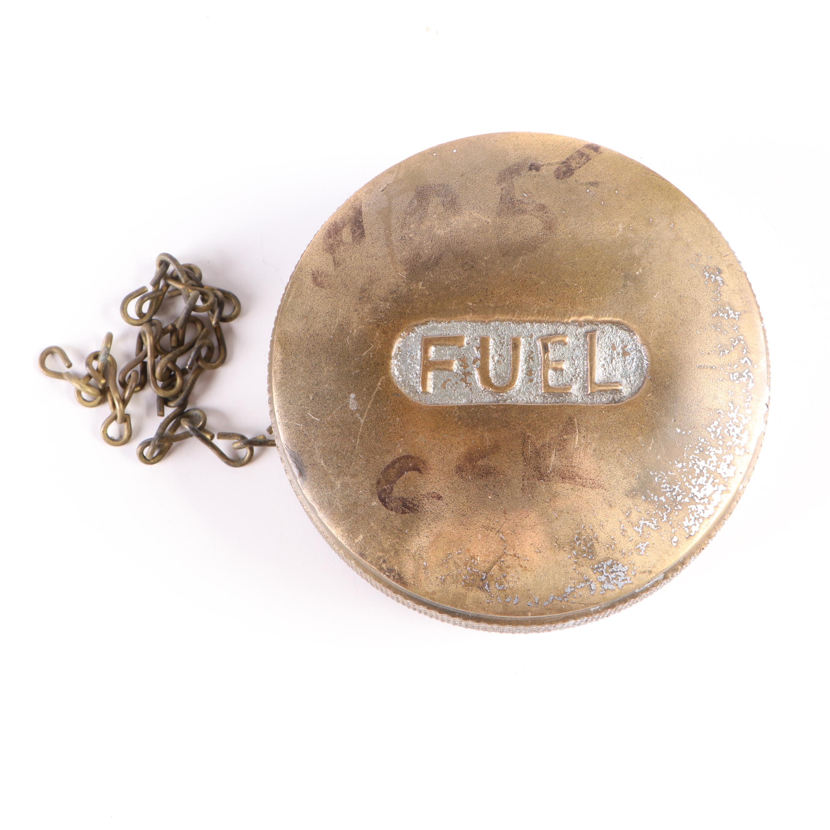 Boat Fuel Cap Covers and Flanges, 1950s