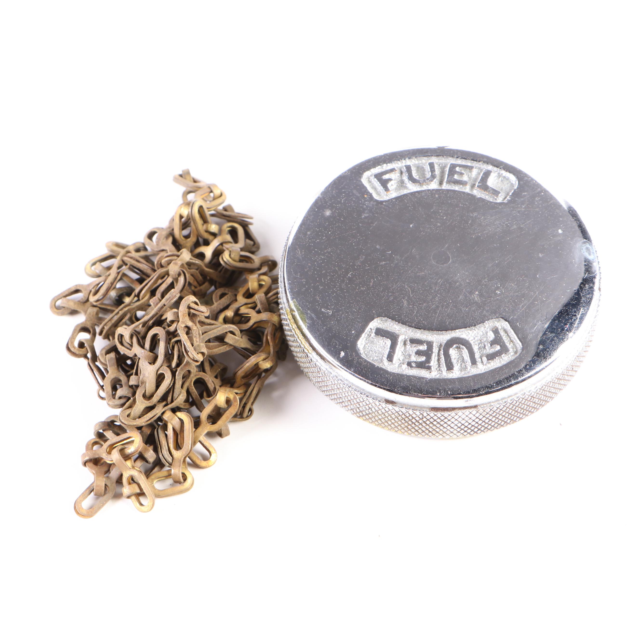 Boat Fuel Cap Covers and Flanges, 1950s