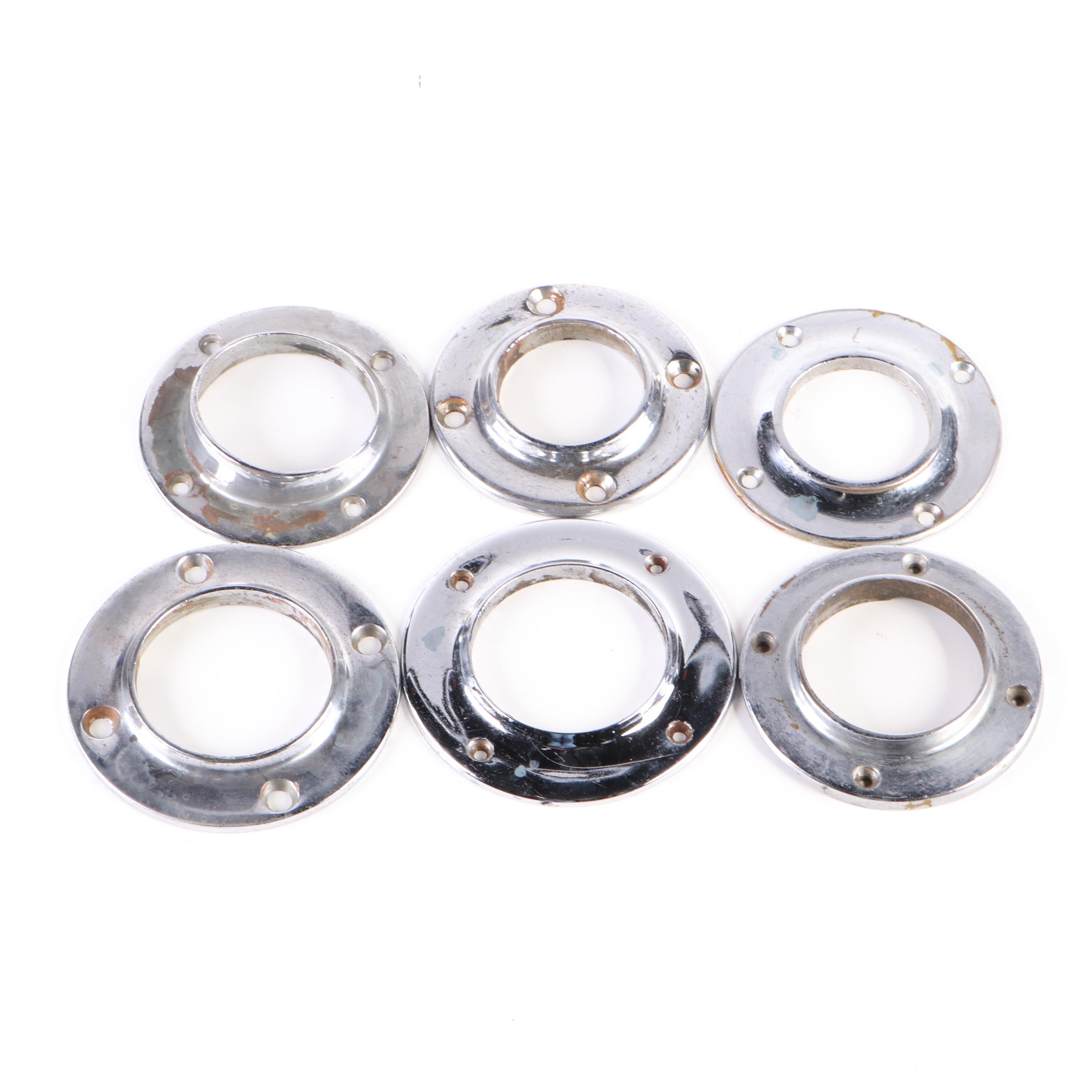 Boat Fuel Cap Covers and Flanges, 1950s