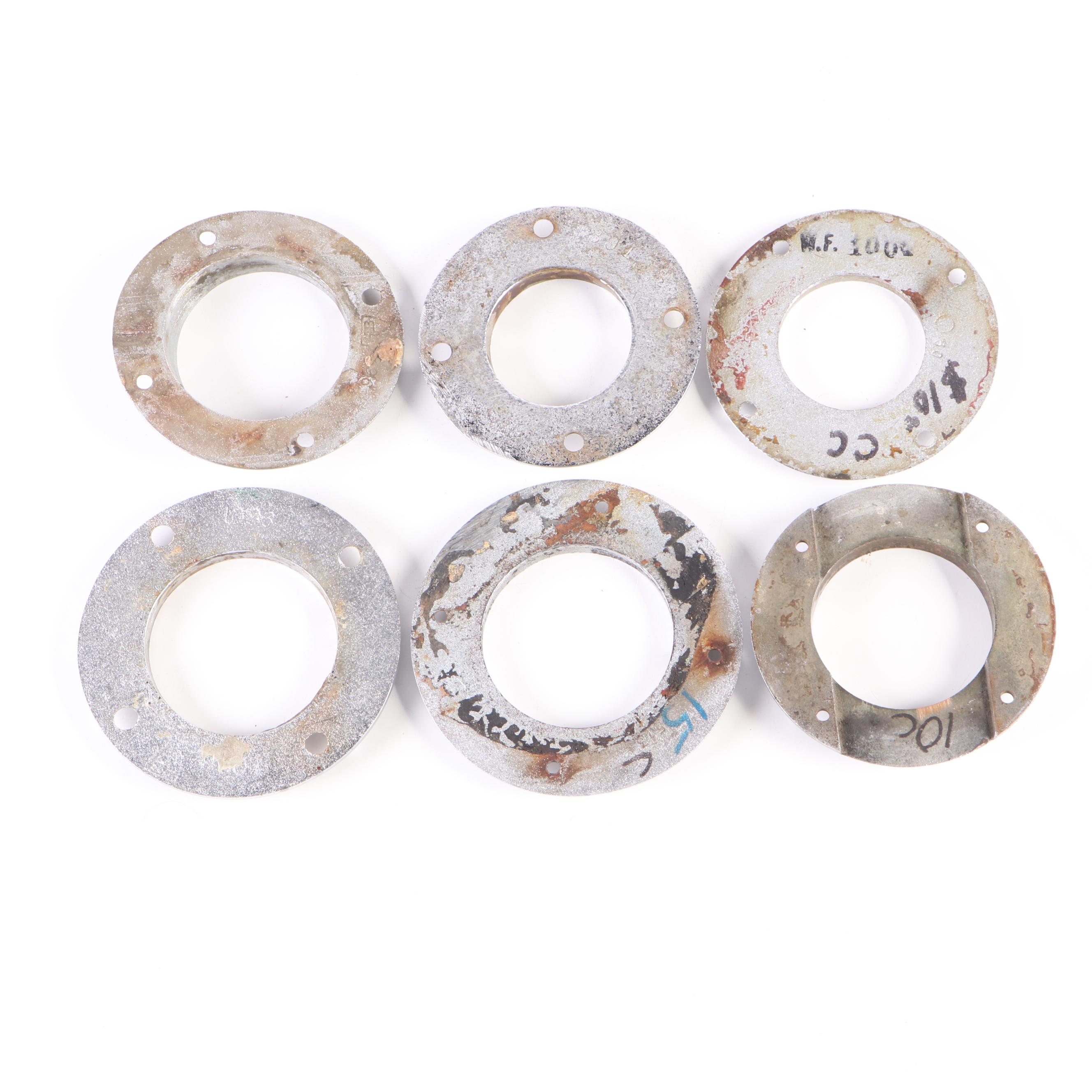 Boat Fuel Cap Covers and Flanges, 1950s