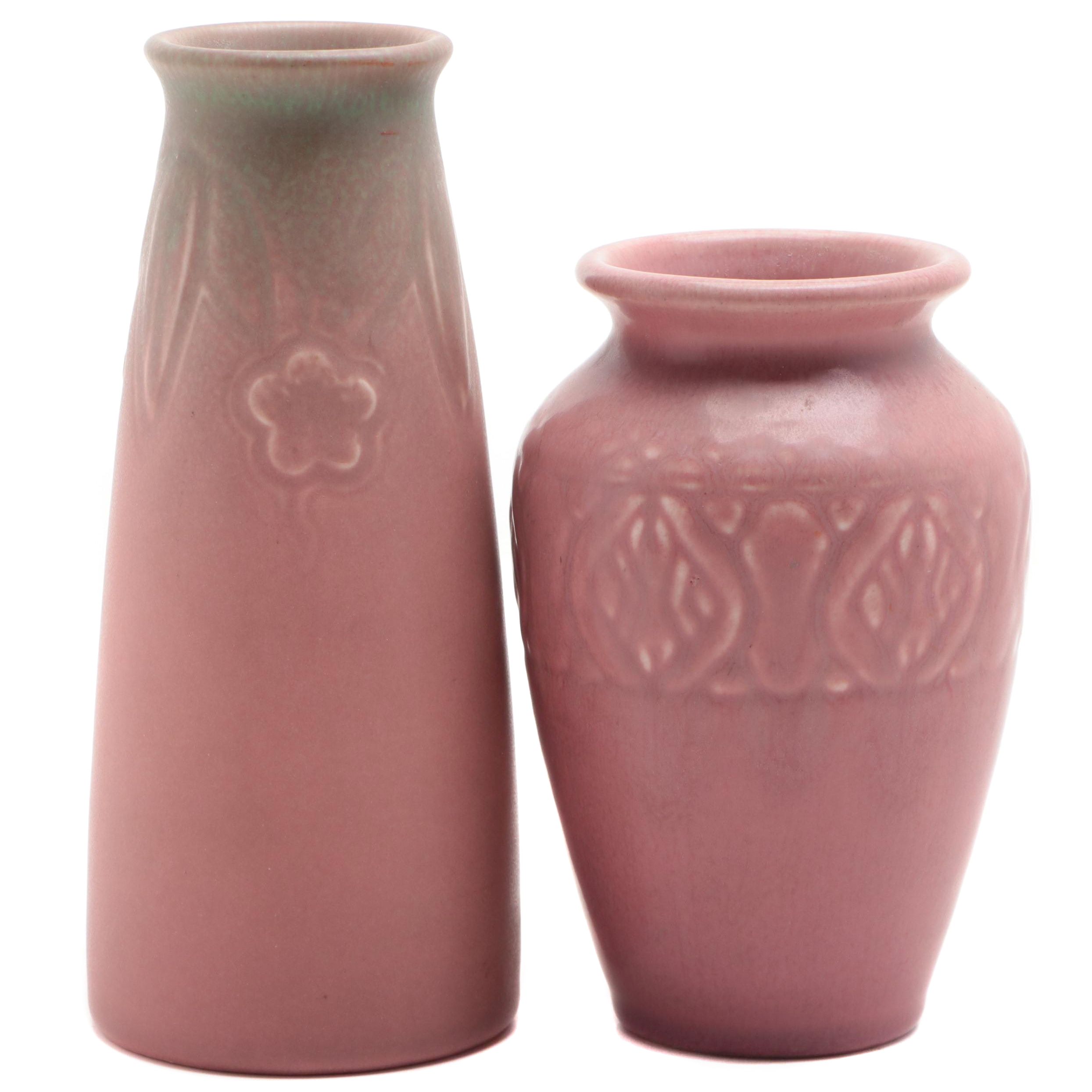Rookwood Pottery Matte Glaze Production Vases, 1927–1928