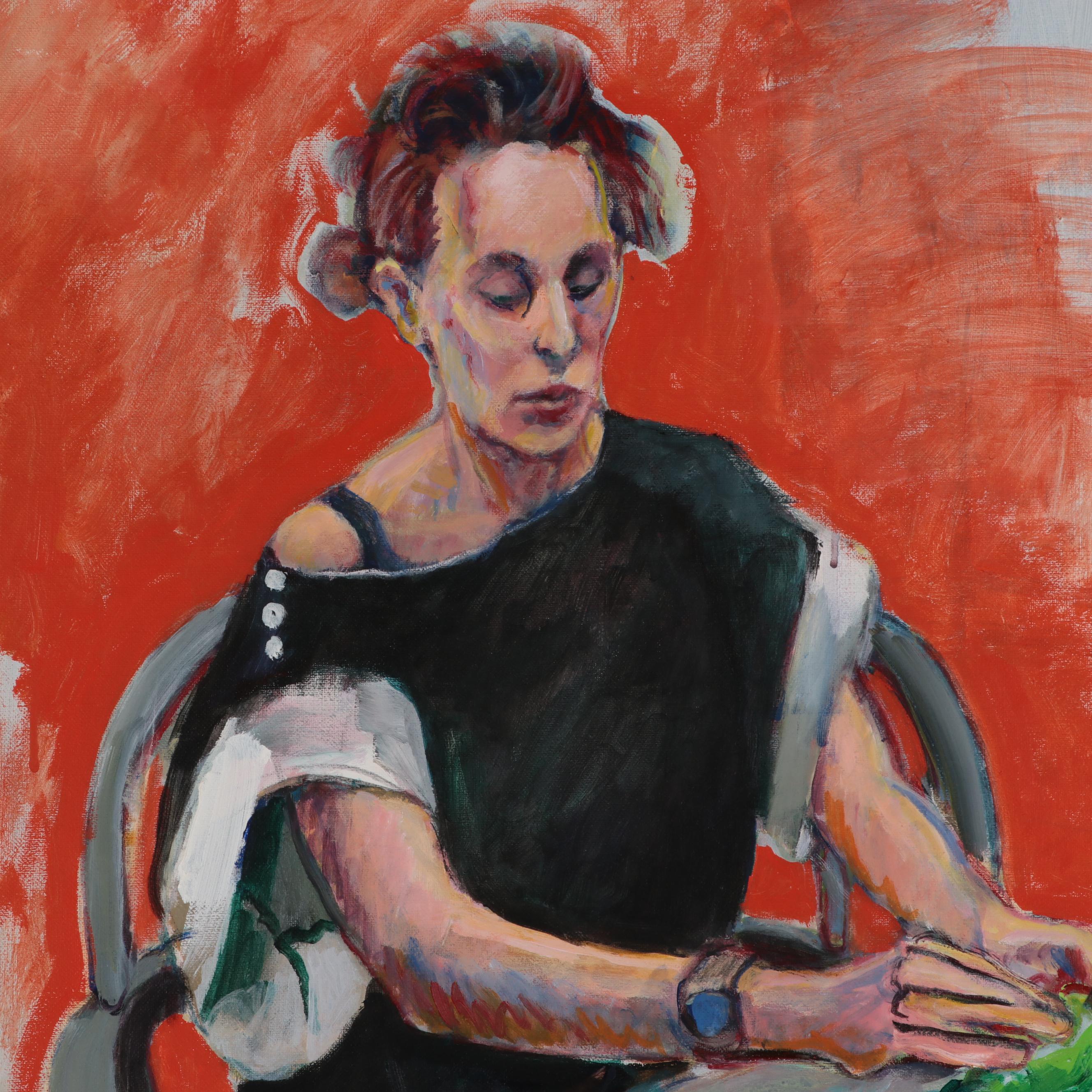 Marion Maas Modernist Figurative Oil Painting