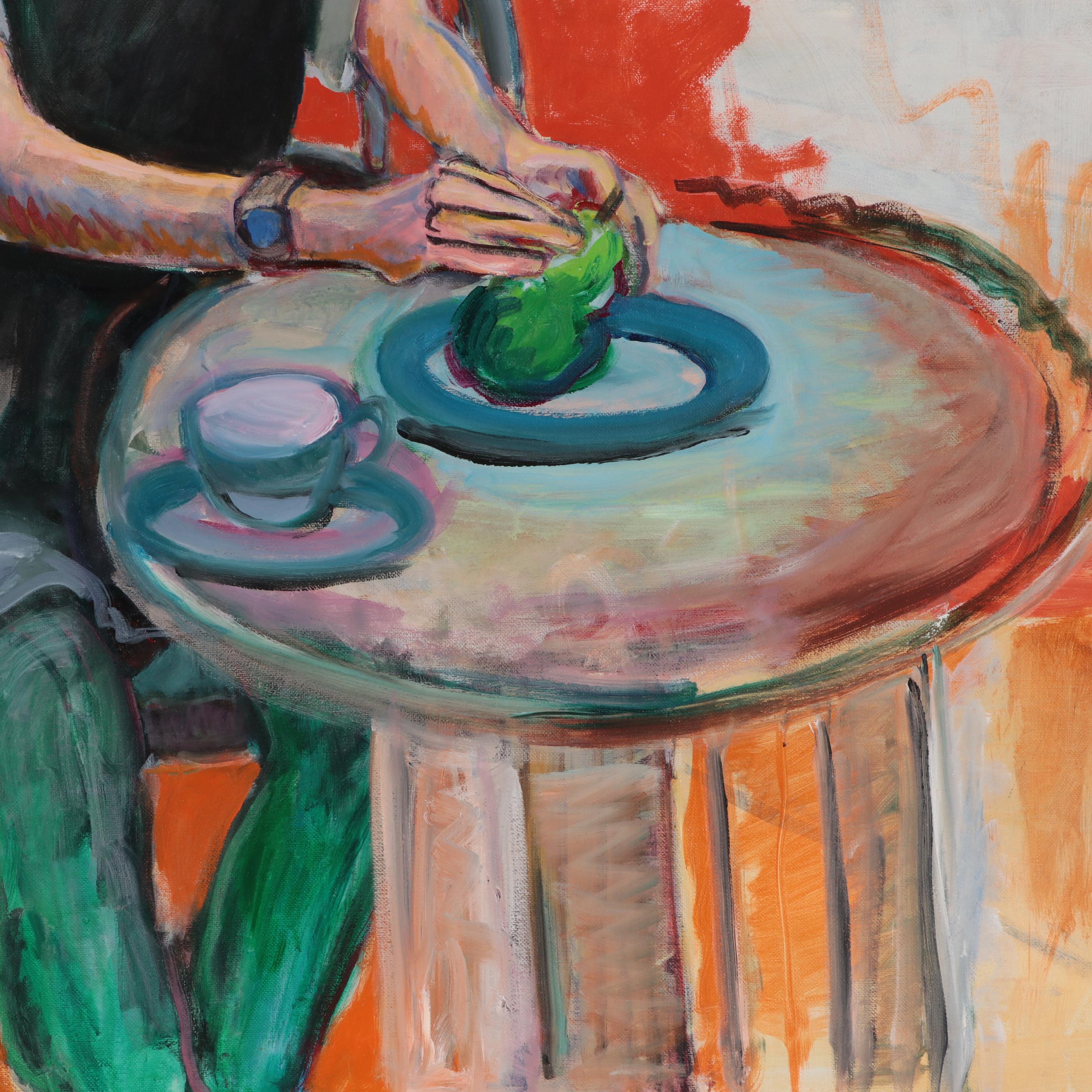 Marion Maas Modernist Figurative Oil Painting