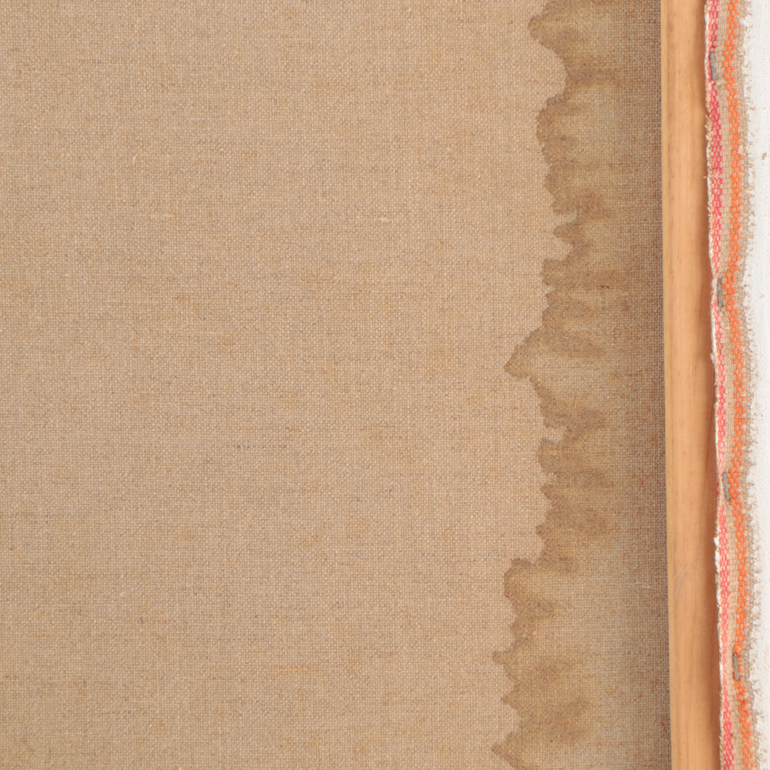 Marion Maas Modernist Portrait Oil Painting of Seated Figure