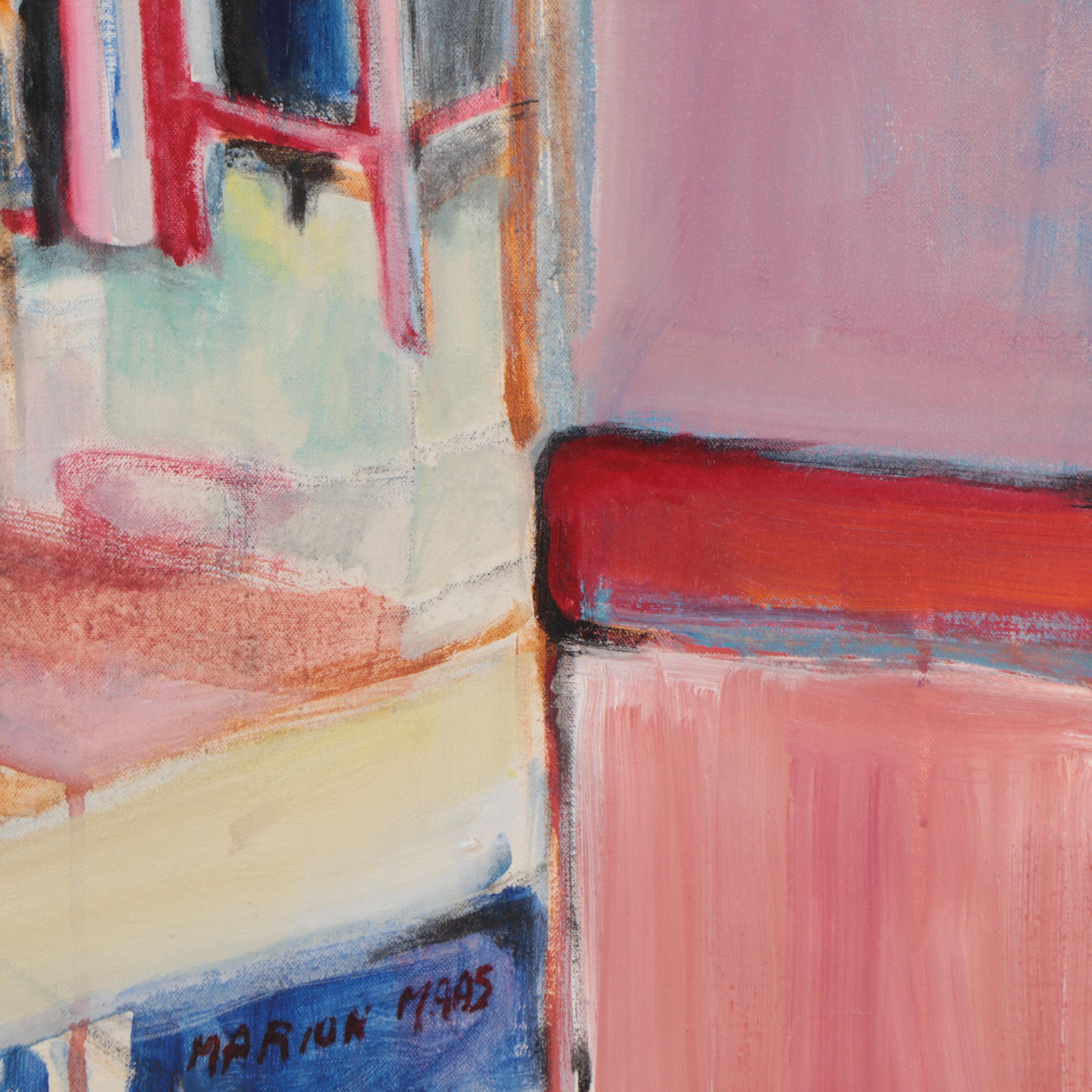 Marion Maas Interior Scene Oil Painting