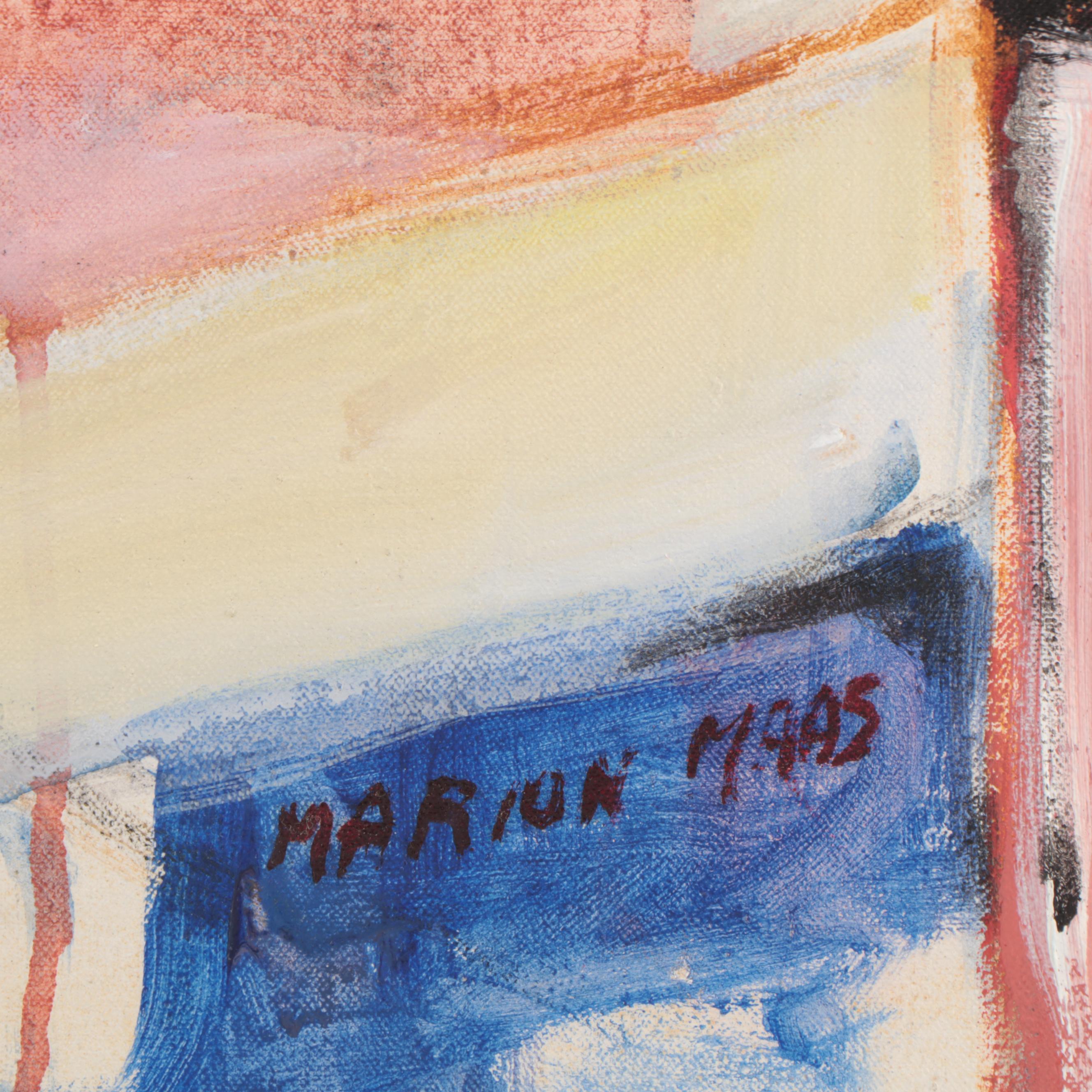 Marion Maas Interior Scene Oil Painting