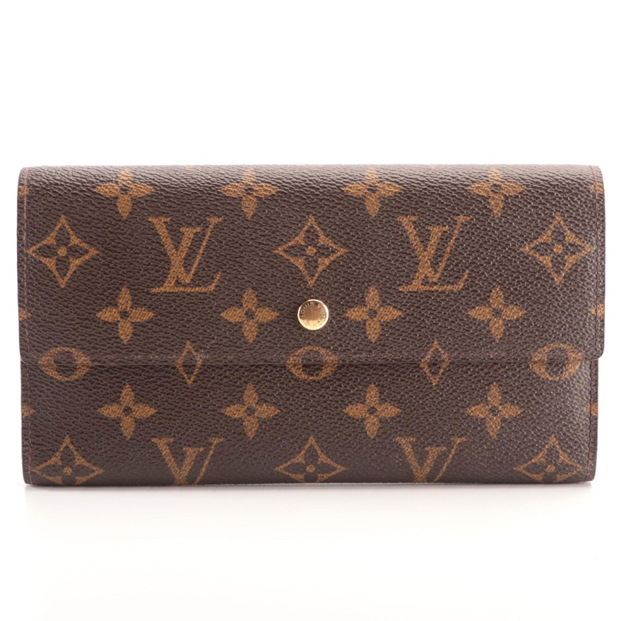 Louis Vuitton Porte-Trésor International Wallet in Monogram Canvas