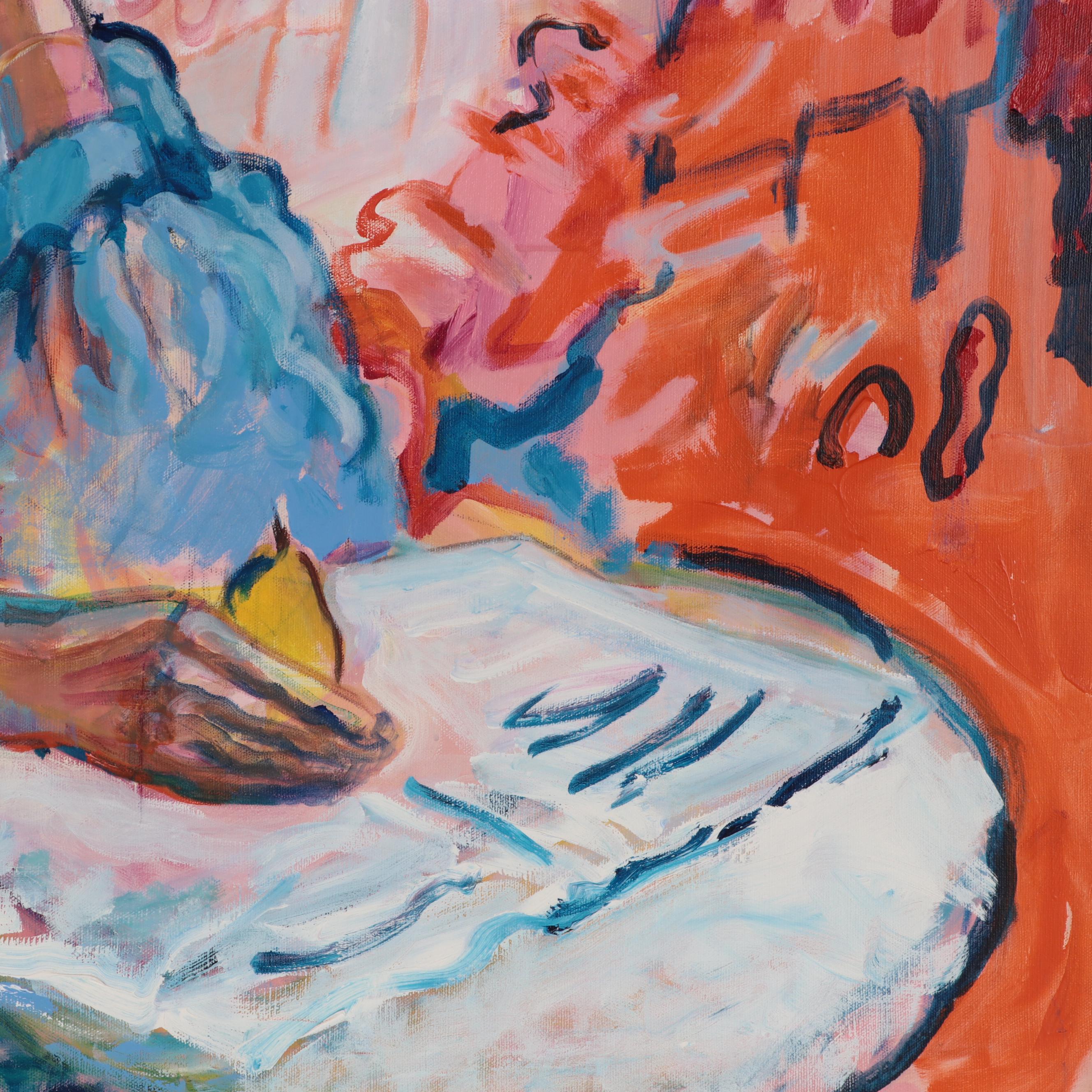 Marion Maas Modernist Figurative Oil Painting