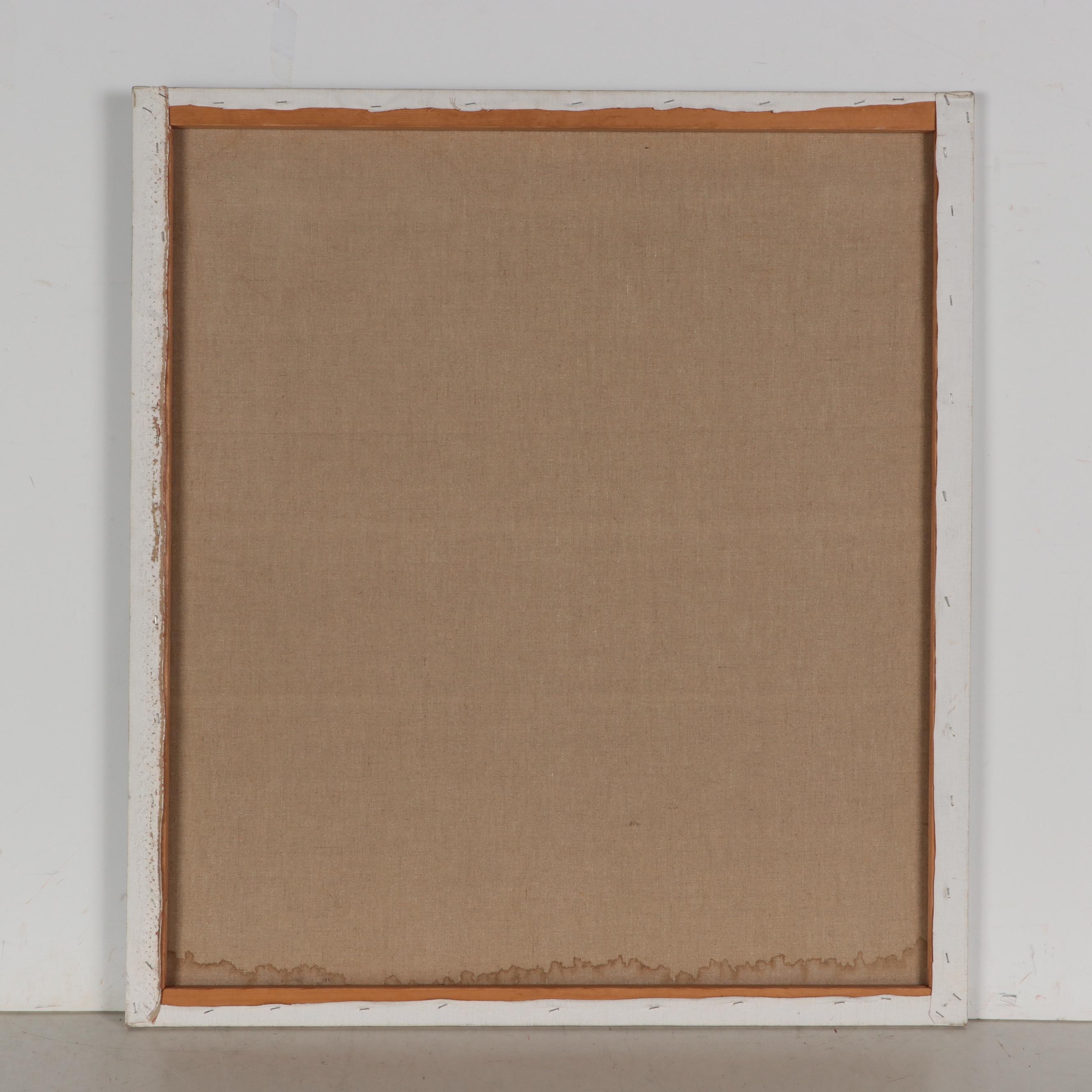 Marion Maas Modernist Portrait Oil Painting