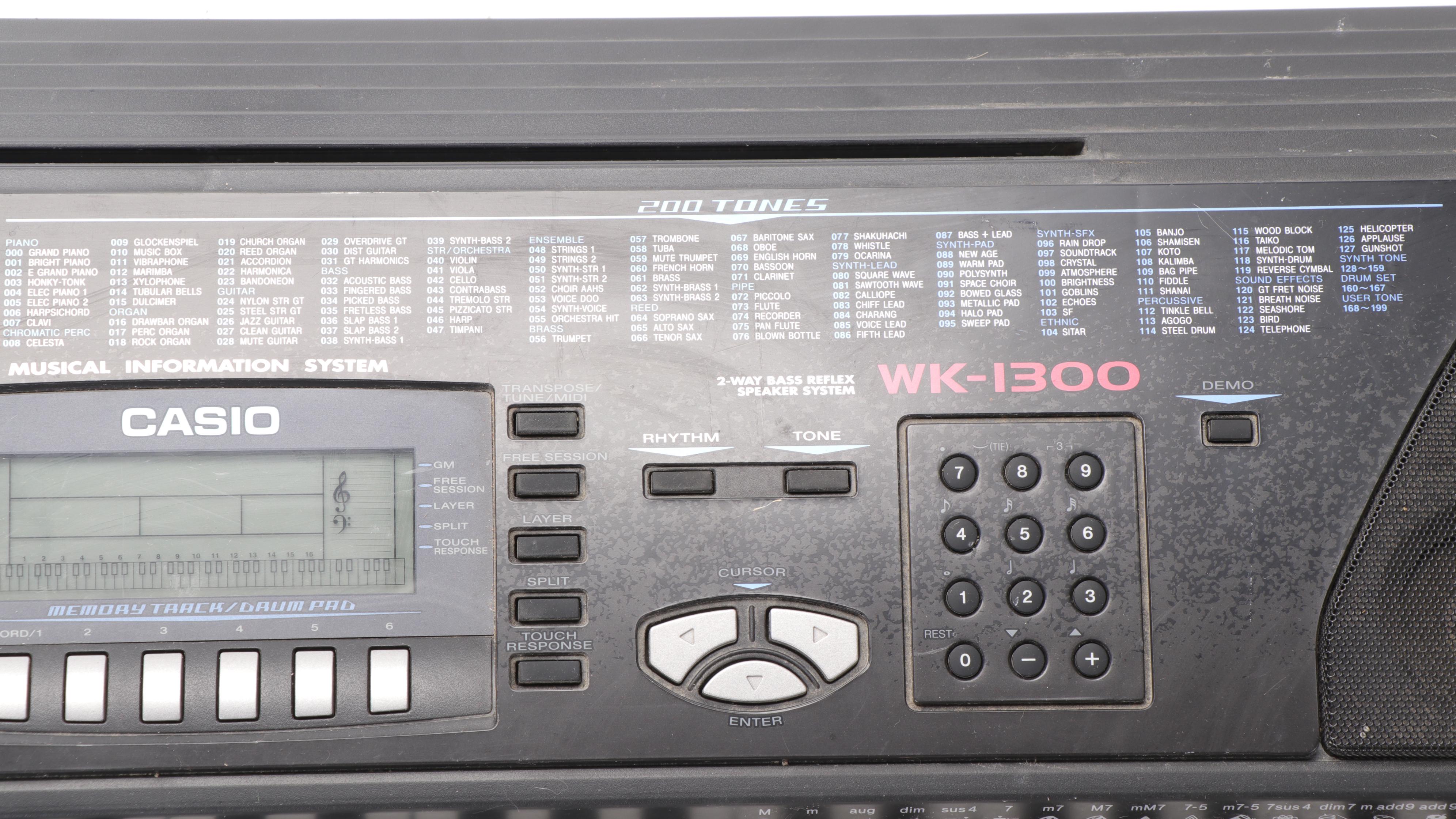 Casio WK-1300 Digital Keyboard