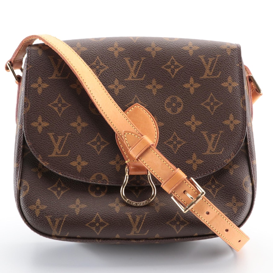 Louis Vuitton Saint Cloud GM Bag in Monogram Canvas and Vachetta Leather