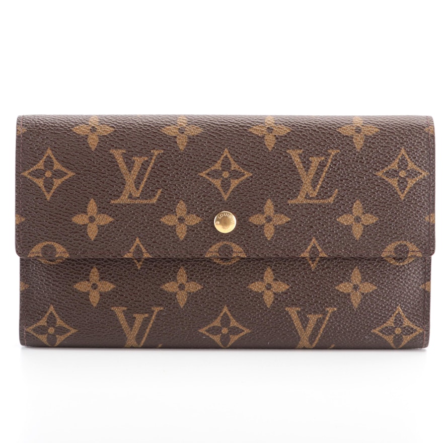 Louis Vuitton Porte-Tréssor International Wallet in Monogram Canvas