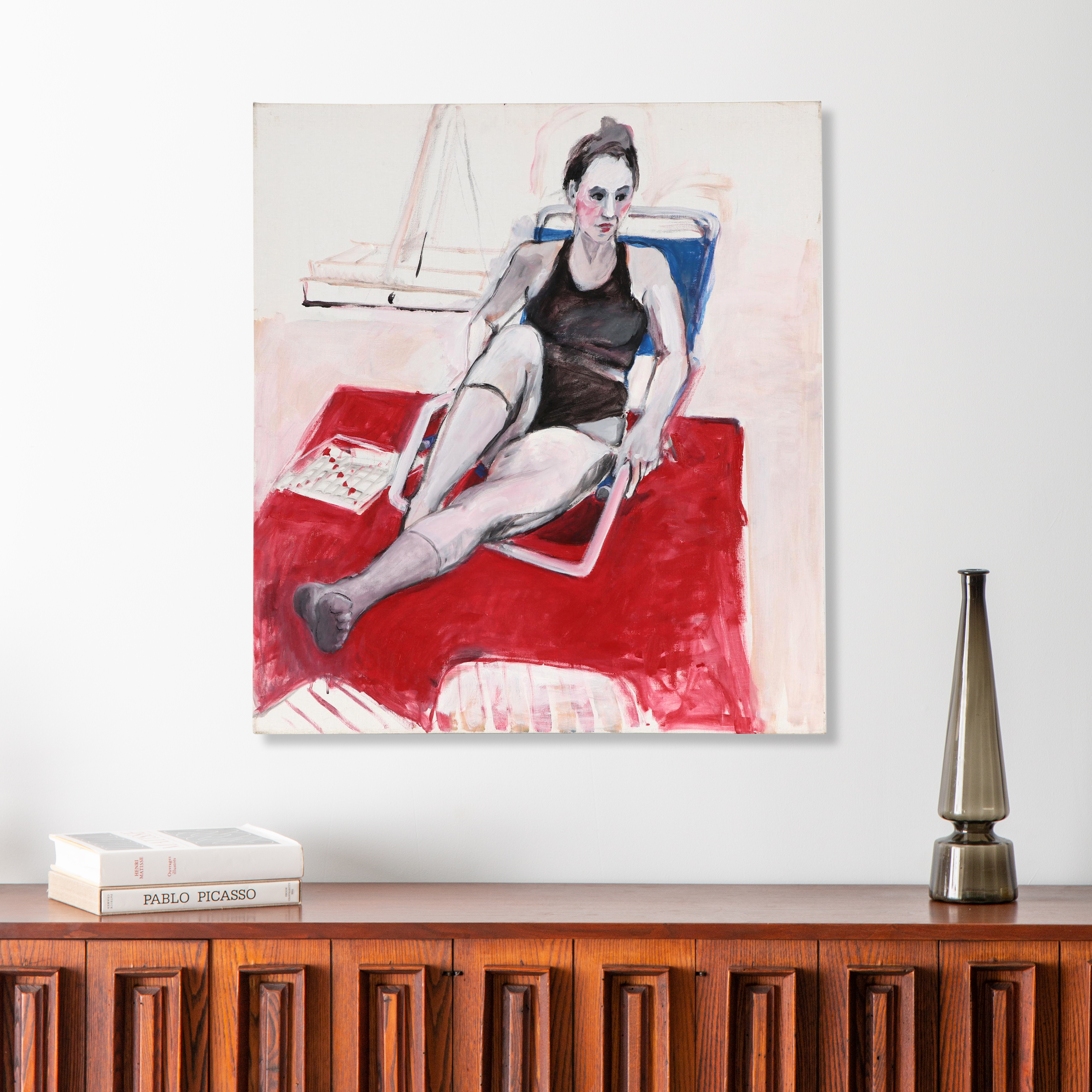 Marion Maas Modernist Figurative Oil Painting