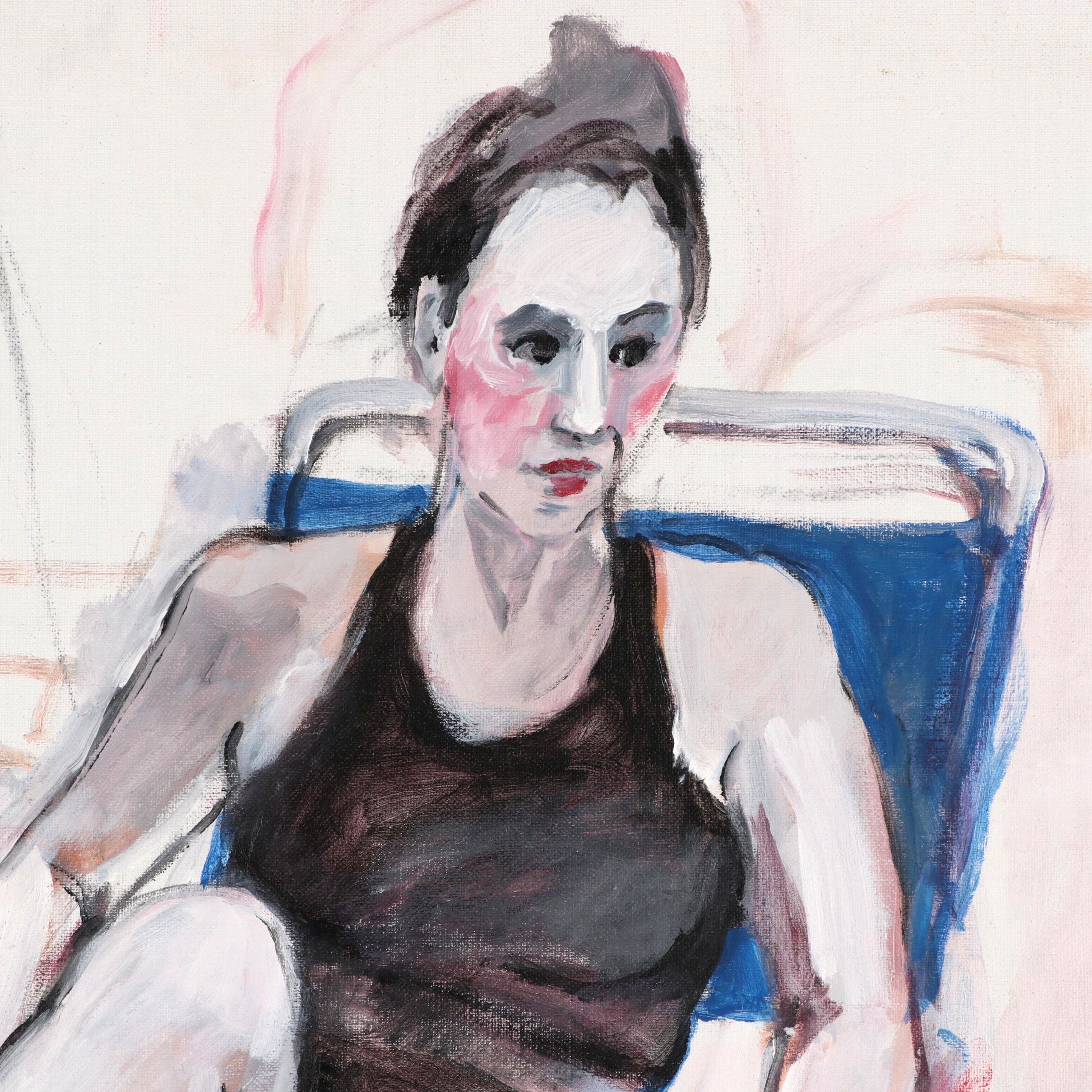 Marion Maas Modernist Figurative Oil Painting