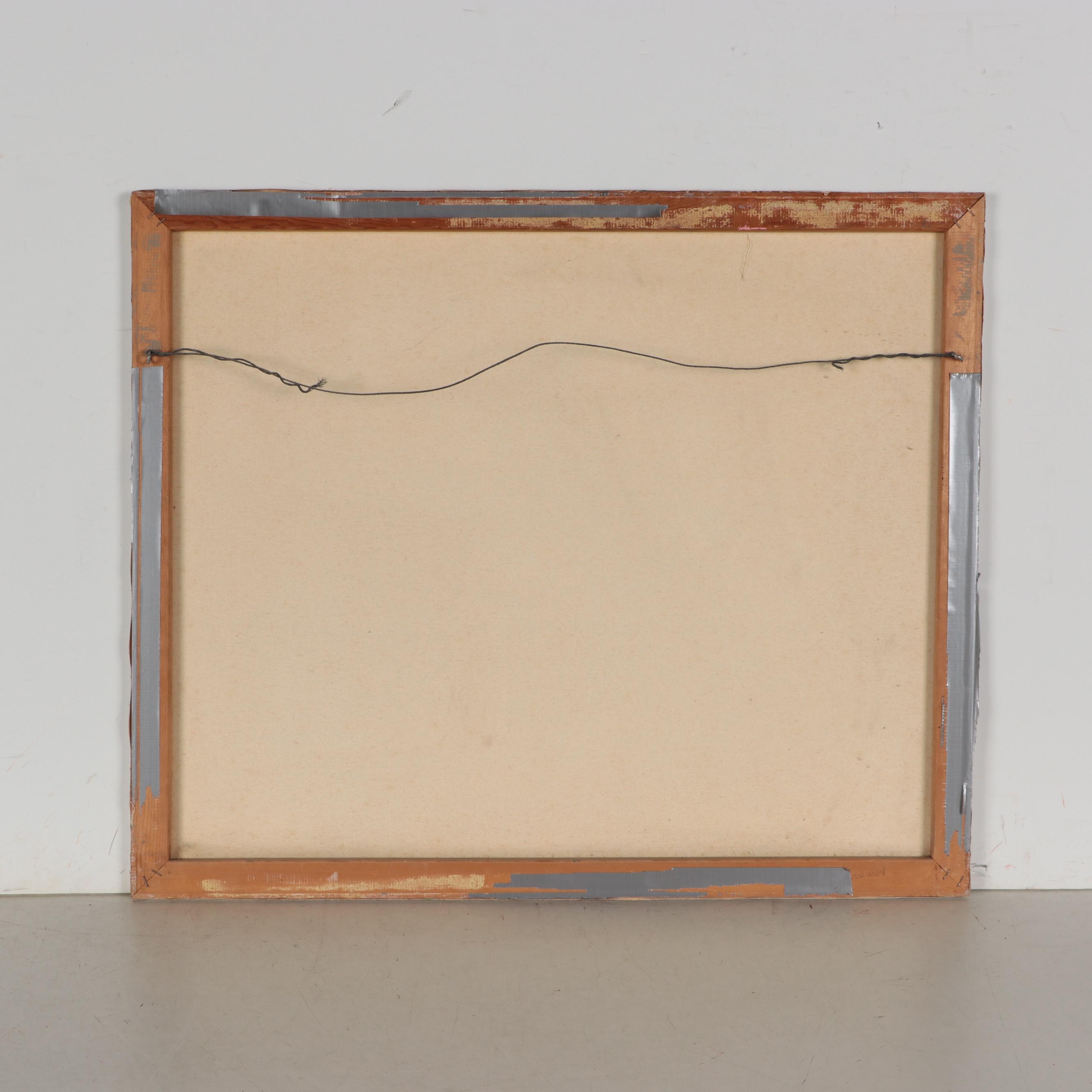 Marion Maas Fauvist Style Figural Oil Painting