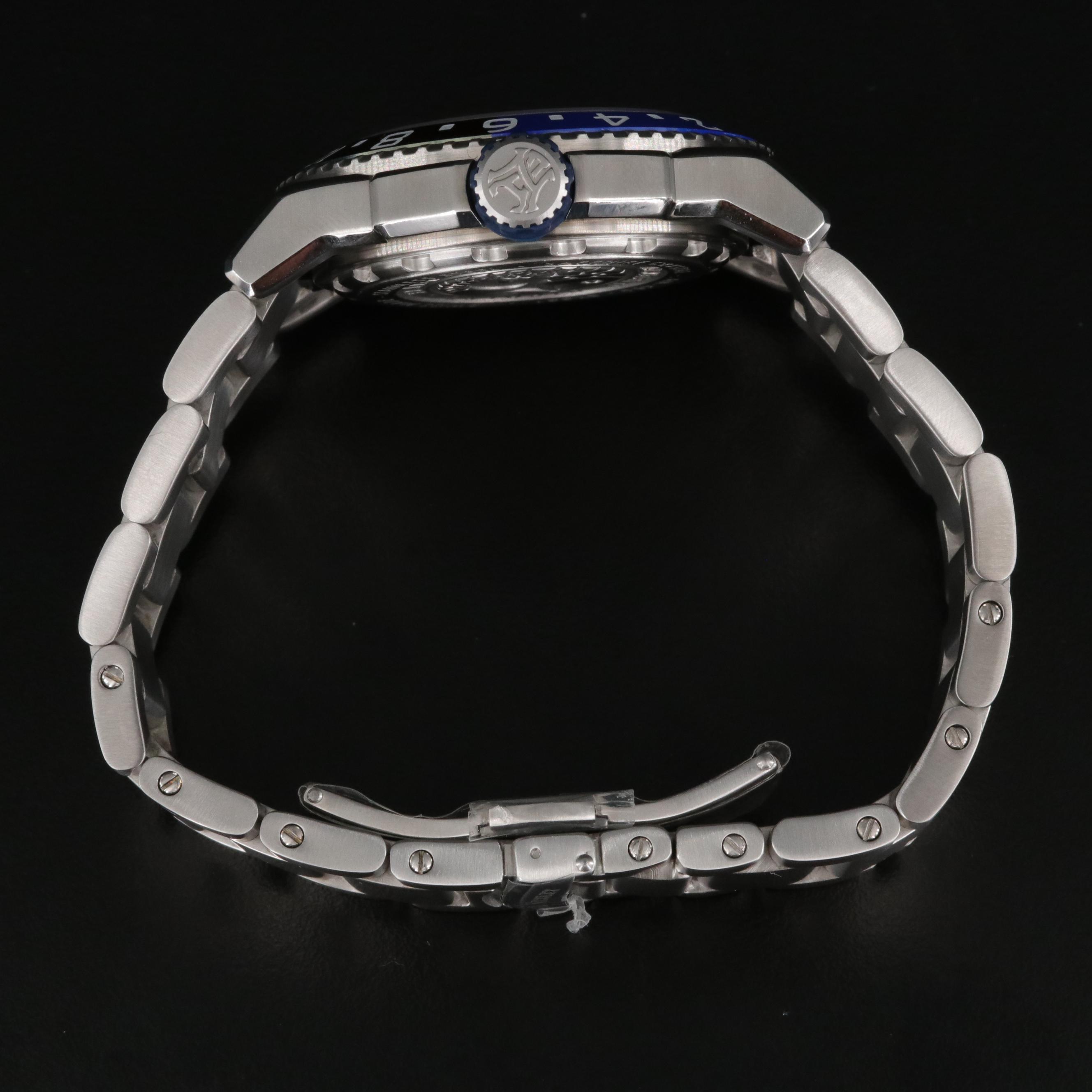 Armand Nicolet J59 GMT Diver "Pepsi" Automatic Stainless Steel Watch