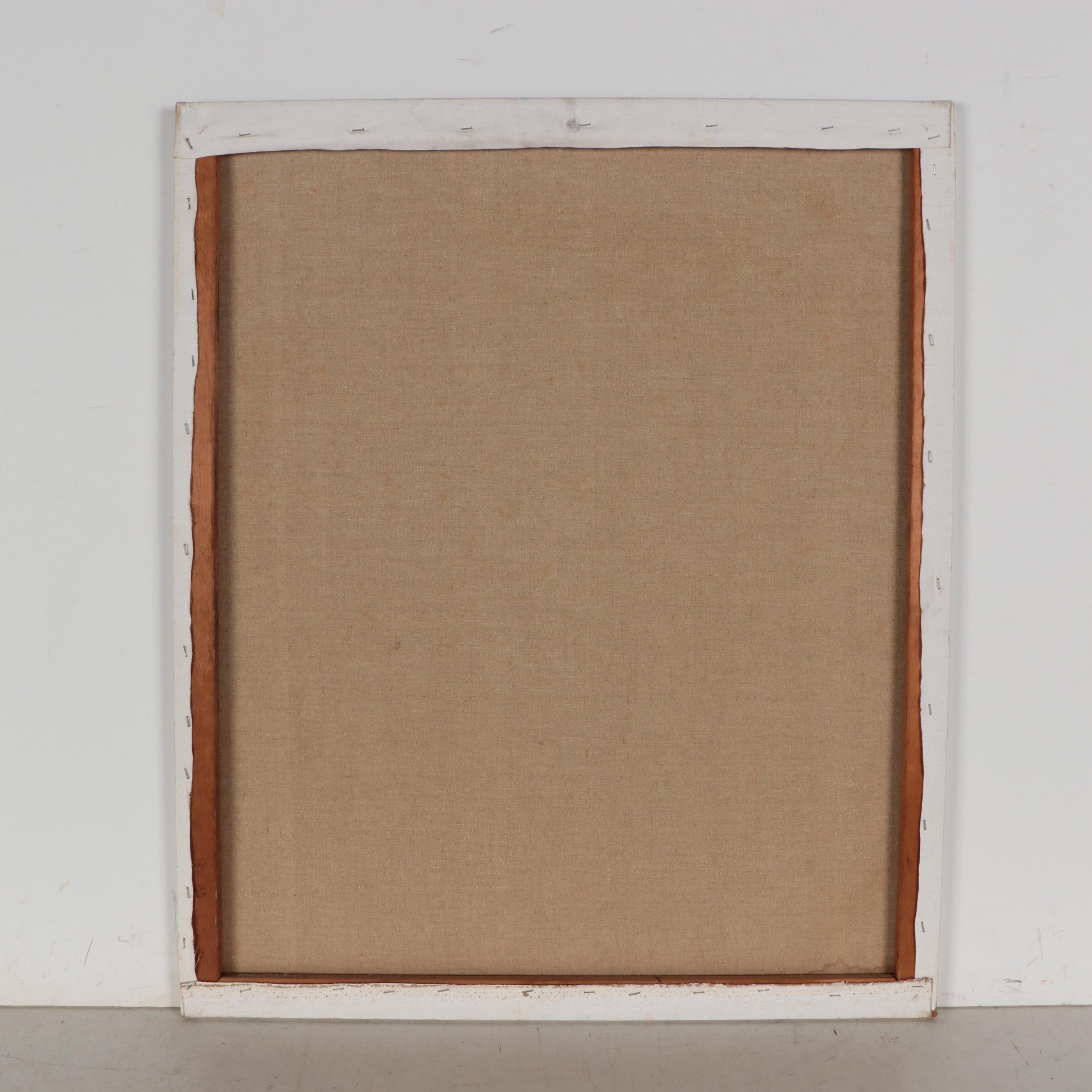 Marion Maas Fauvist Style Oil Painting of Seated Figure