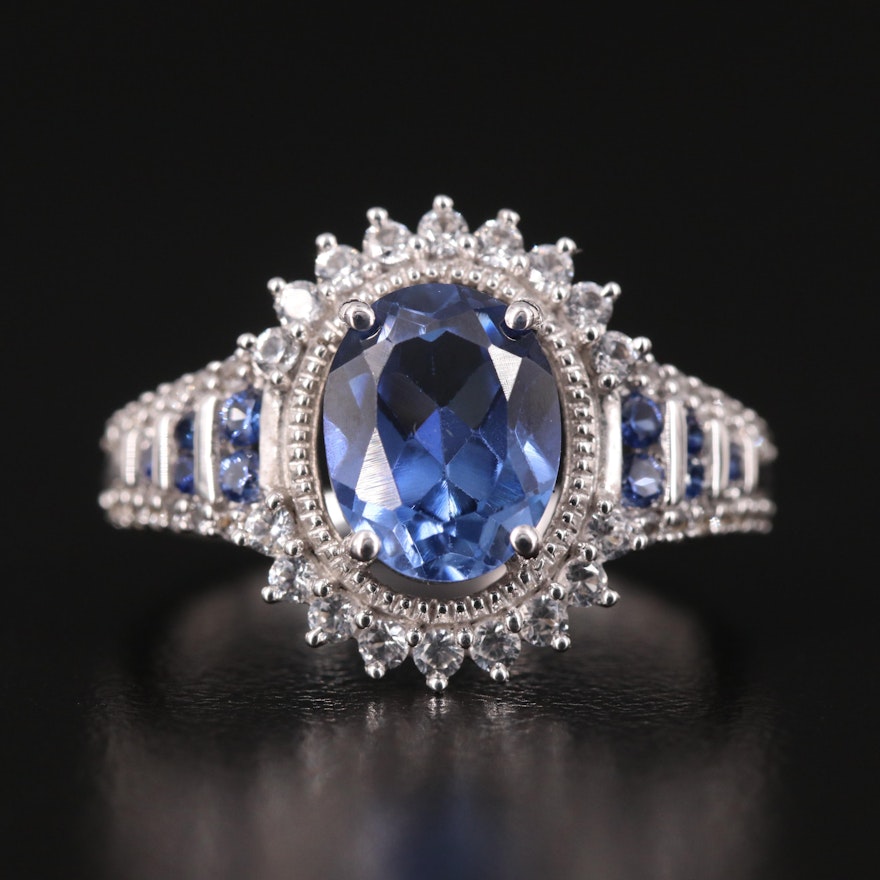 Sterling Sapphire Ring