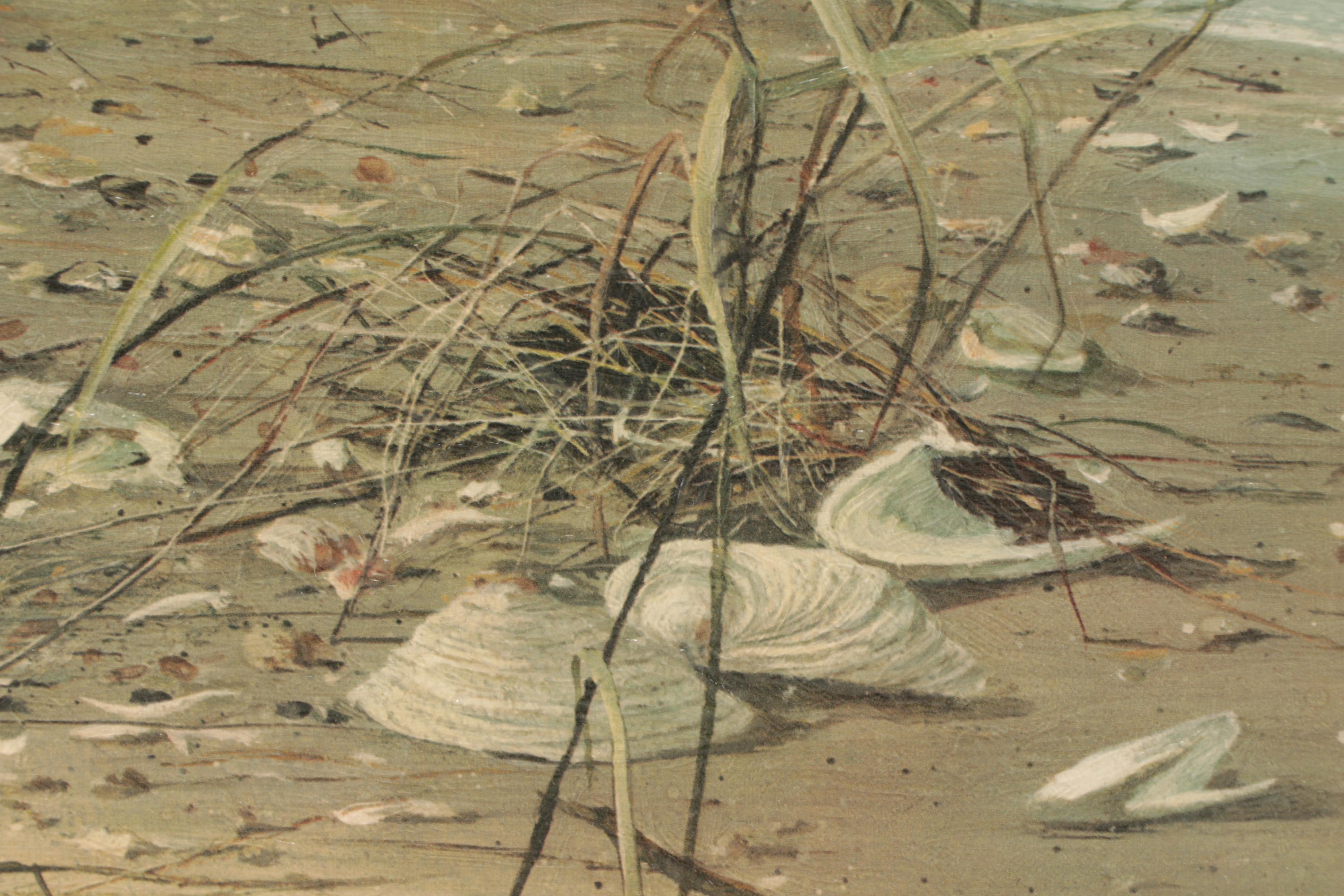 Carolyn Bullis Blish Coastal Scene Oil Painting