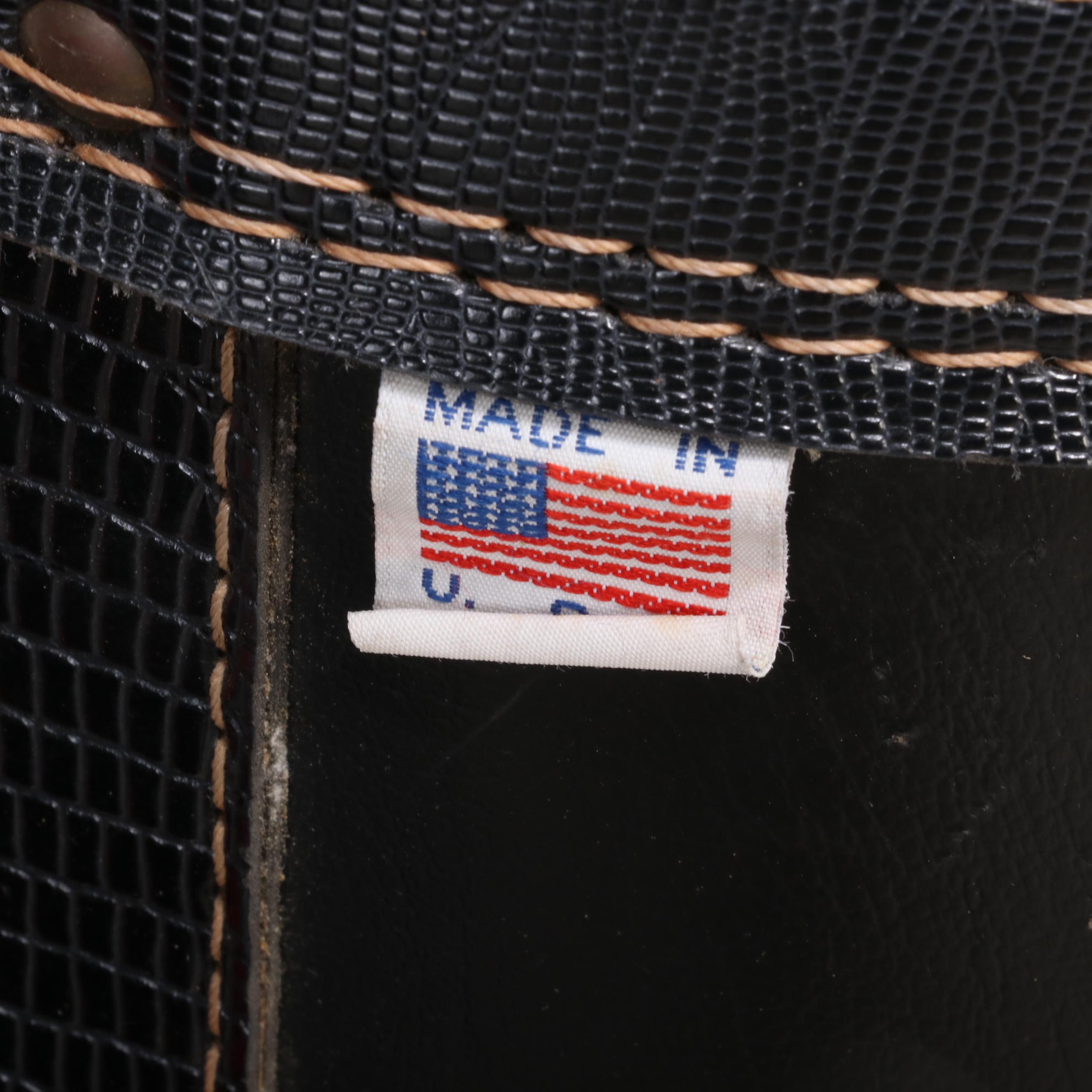 Four Coca-Cola Themed Leather and Vinyl Golf Bags