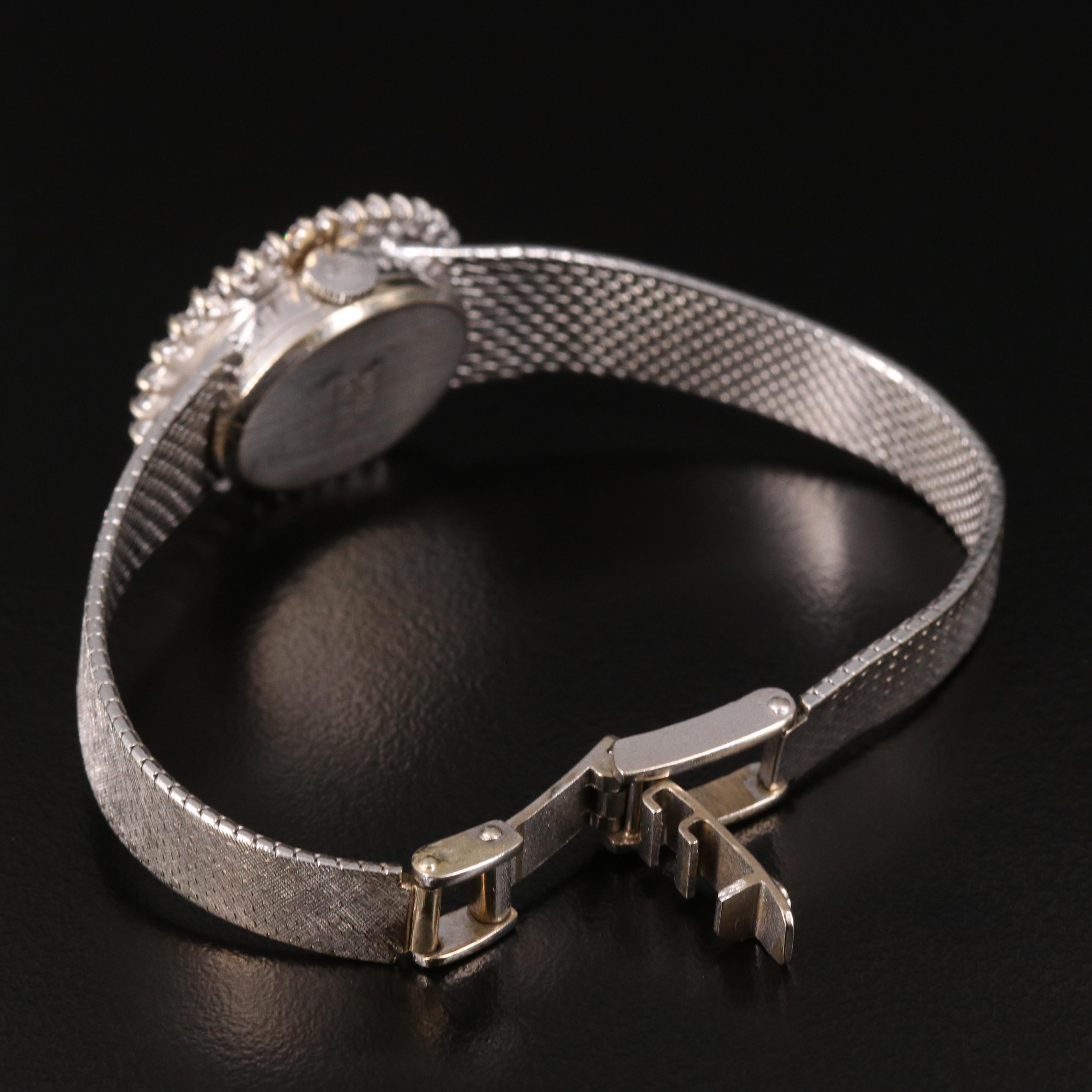 14K Rolex Diamond Cocktail Watch