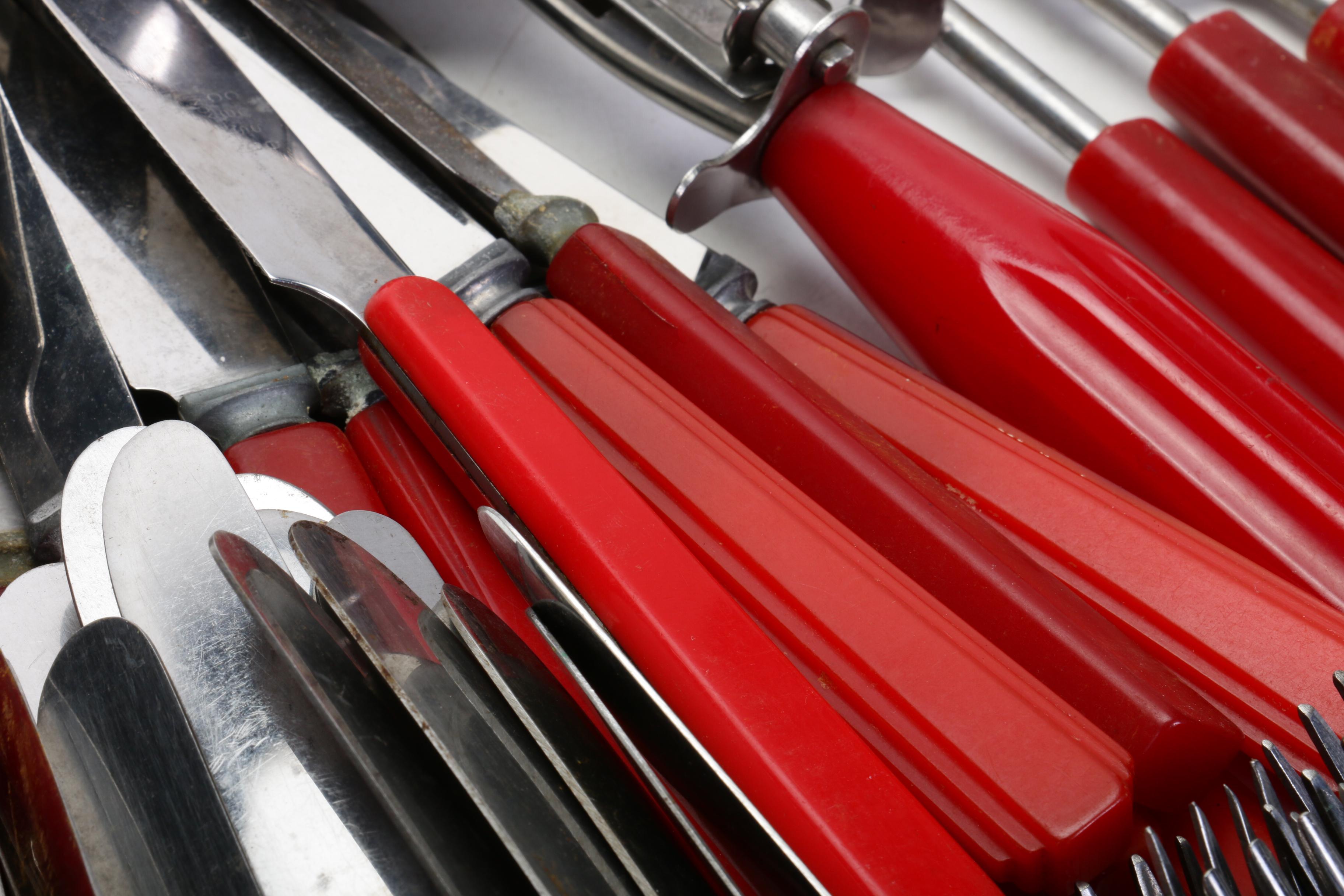 Sta-Brite Allegheny Bakelite Flatware and Serving Utensils