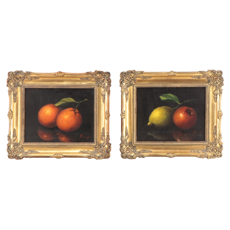 Still Life Oil Paintings of Fruit