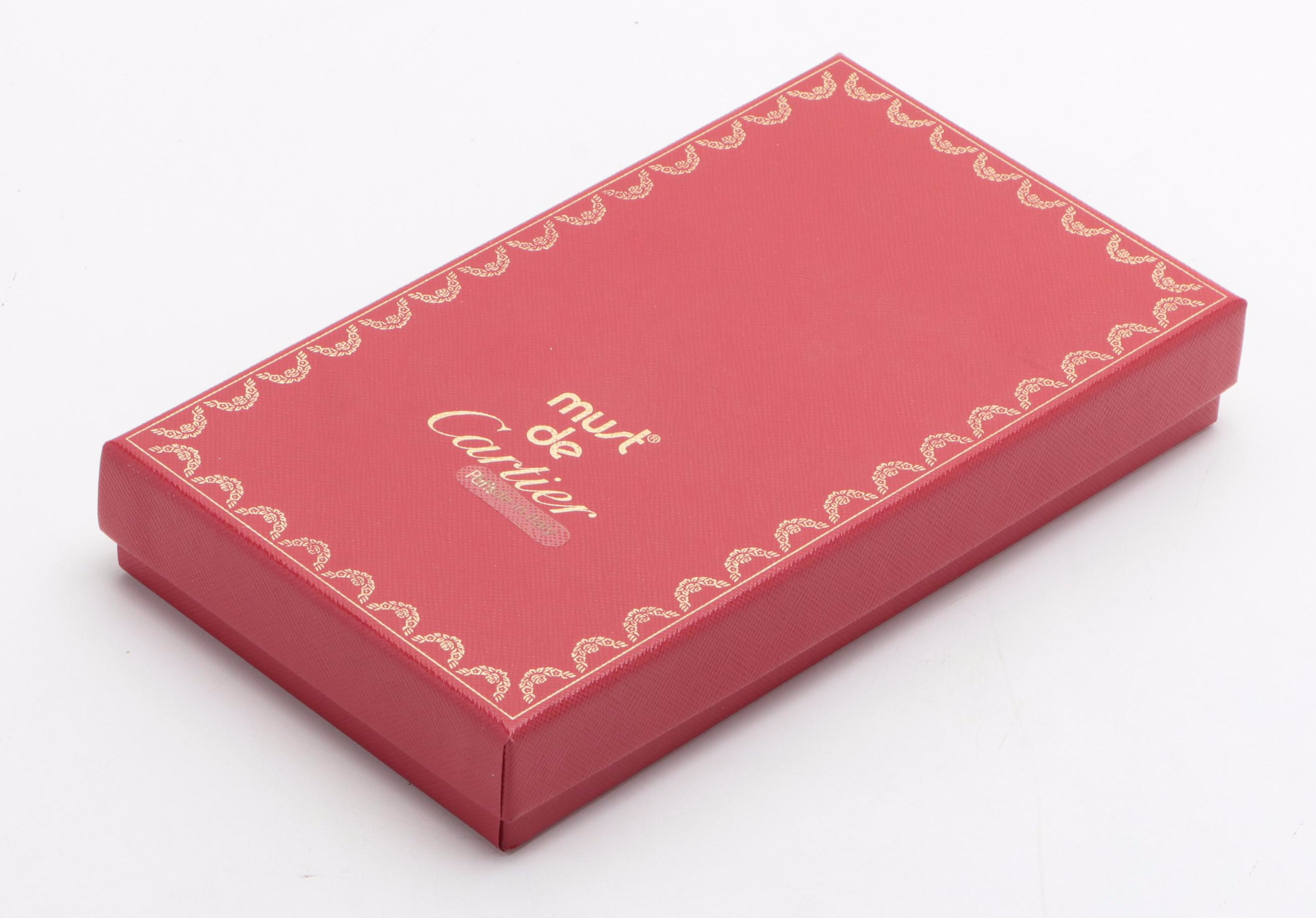 Cartier "Pasha de Cartier" Gilt Metal and Black Resin Ballpoint Pen, 1992