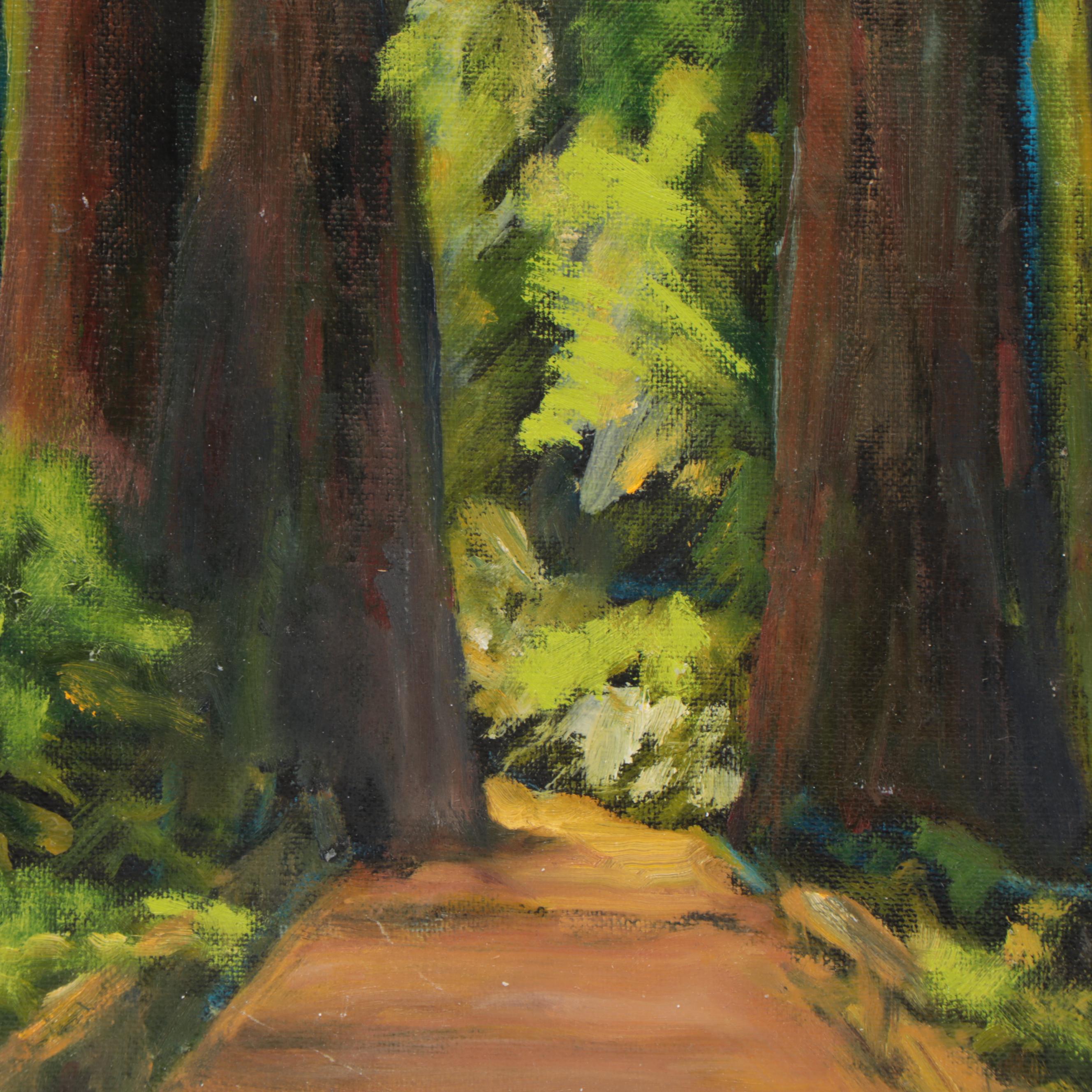 Deborah Miller Forest Path Oil Painting