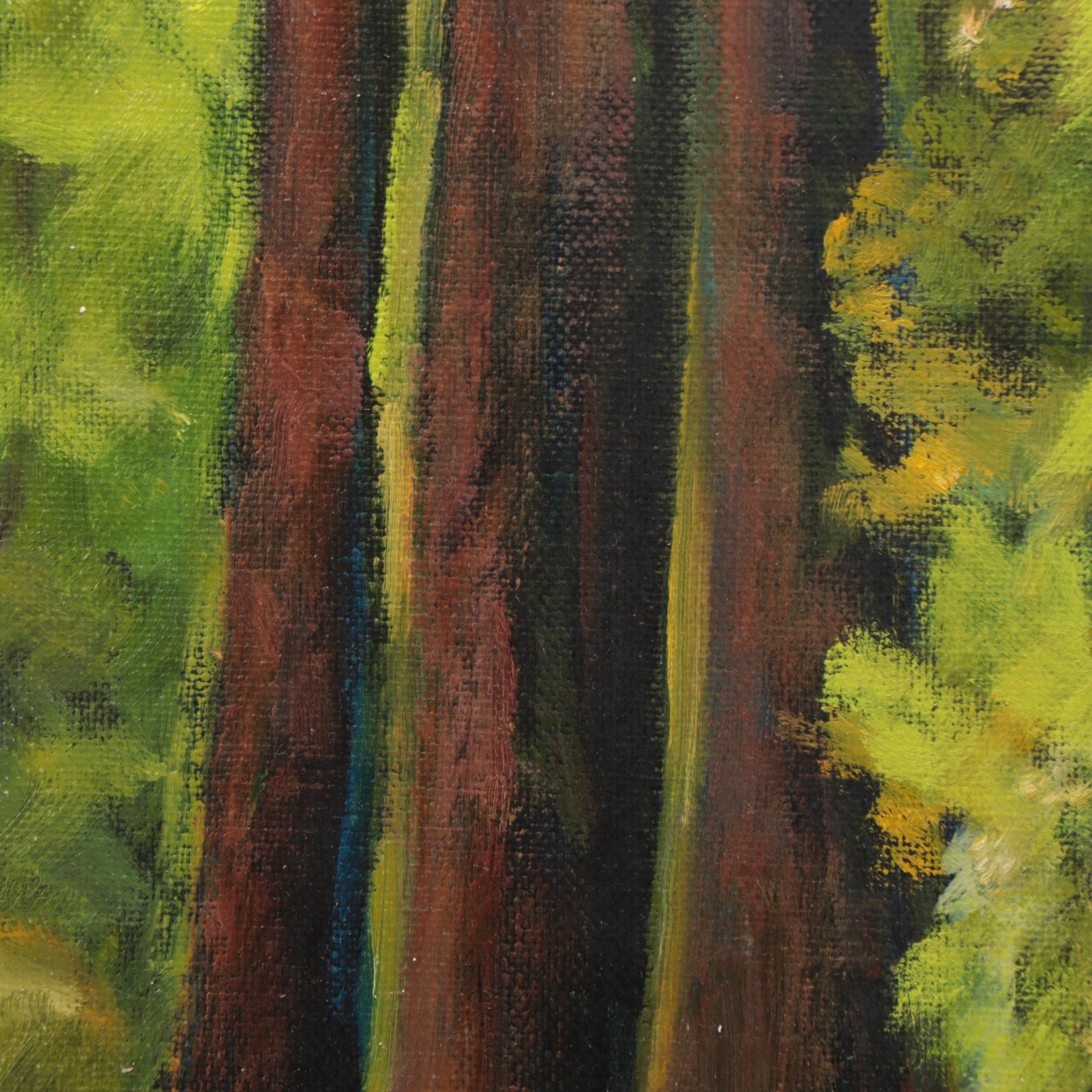 Deborah Miller Forest Path Oil Painting