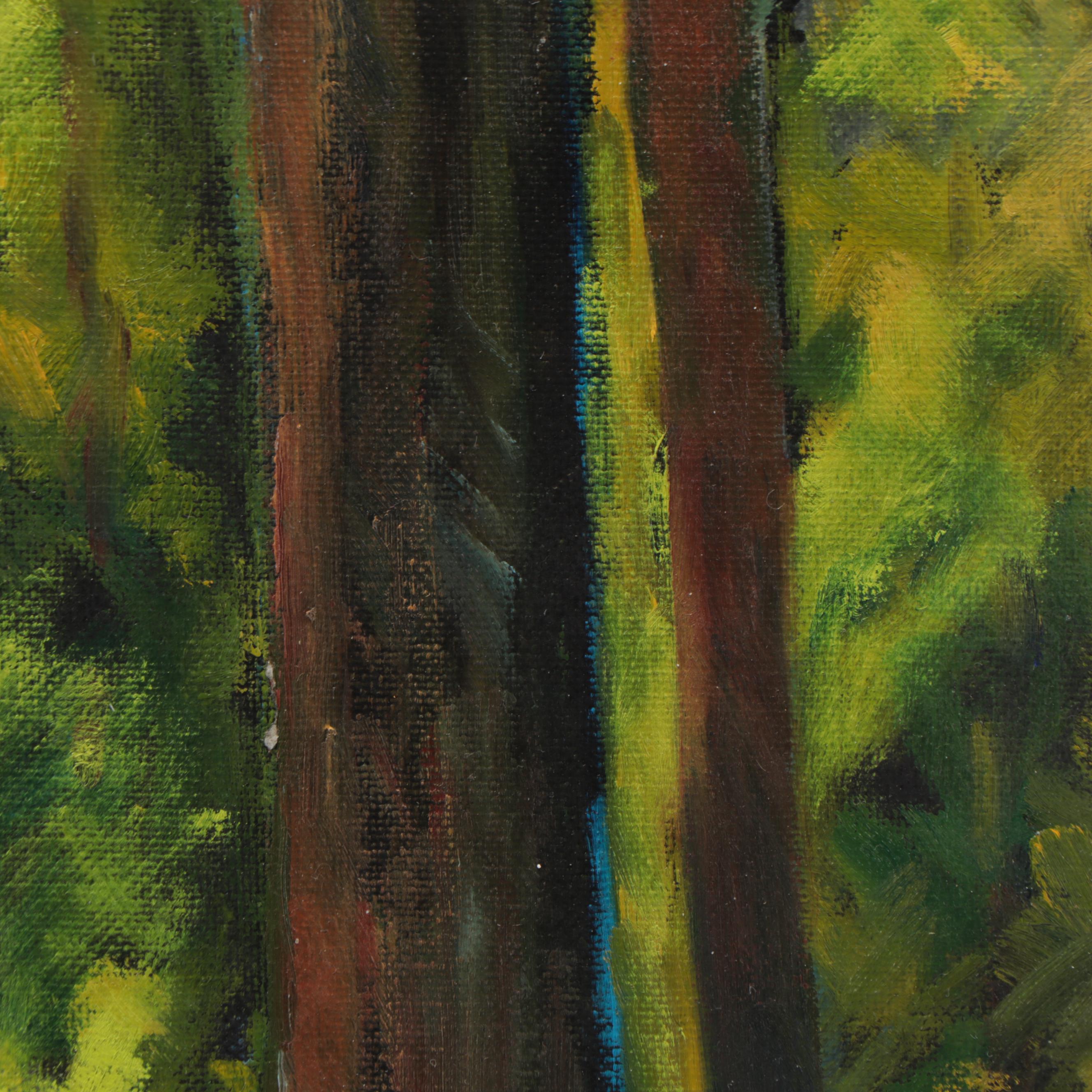 Deborah Miller Forest Path Oil Painting