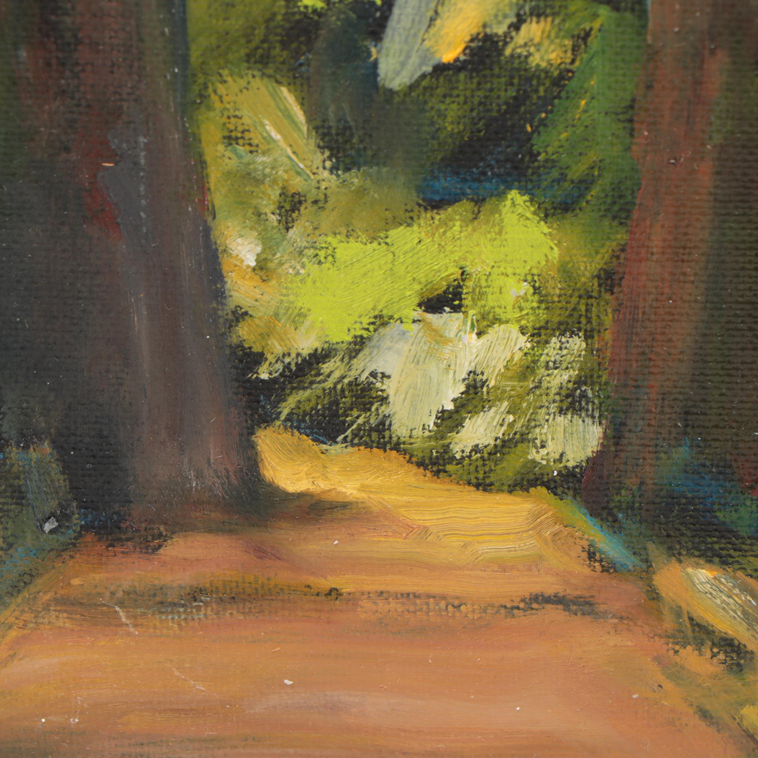 Deborah Miller Forest Path Oil Painting