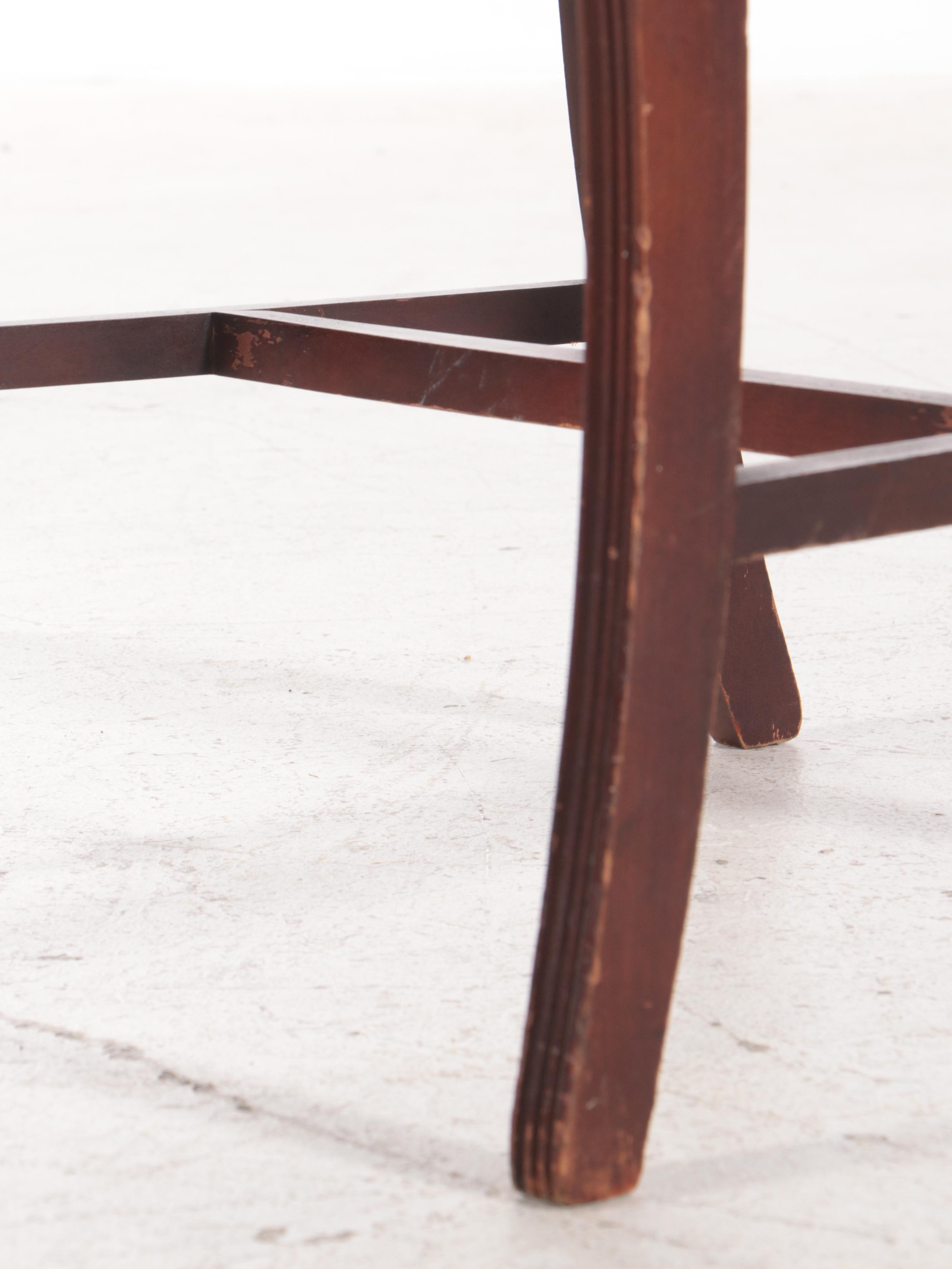 Chippendale Style Mahogany-Stained Side Chair Plus Classical Style Example