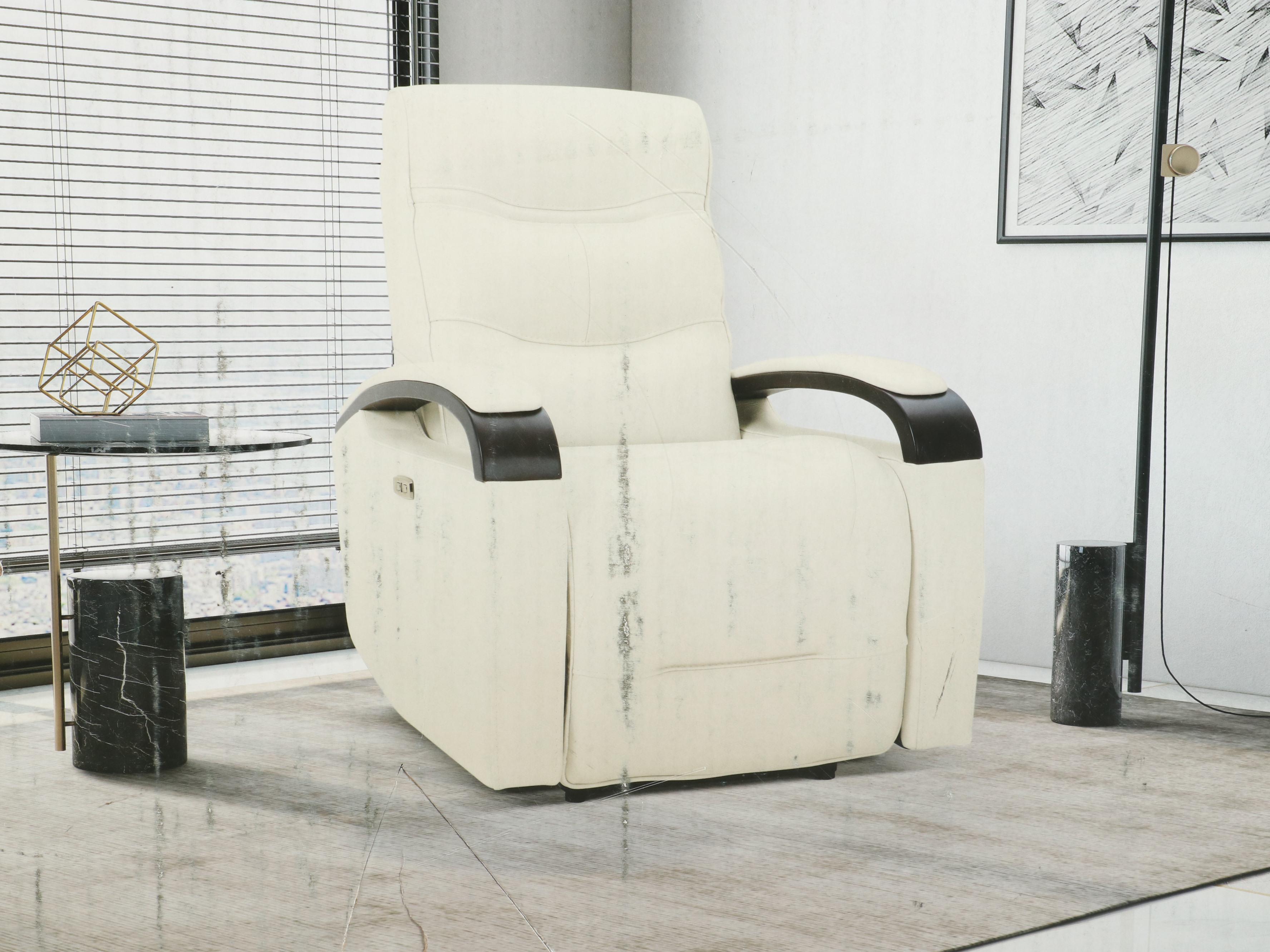Gilman Creek Furniture "Canmore" Leather Power Recliner with Power Headrest