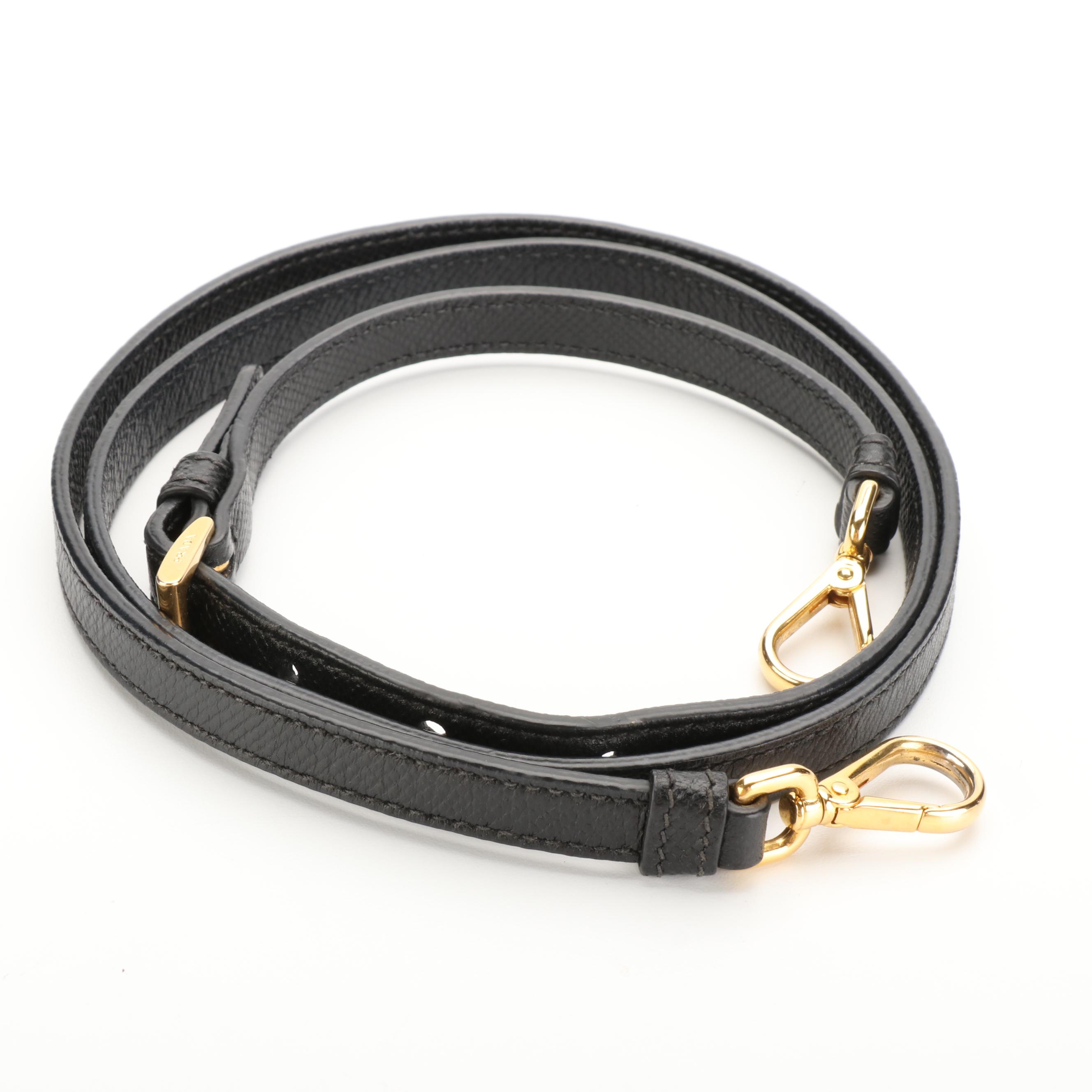 Prada Two-Way Dome Bag in Black Saffiano Leather