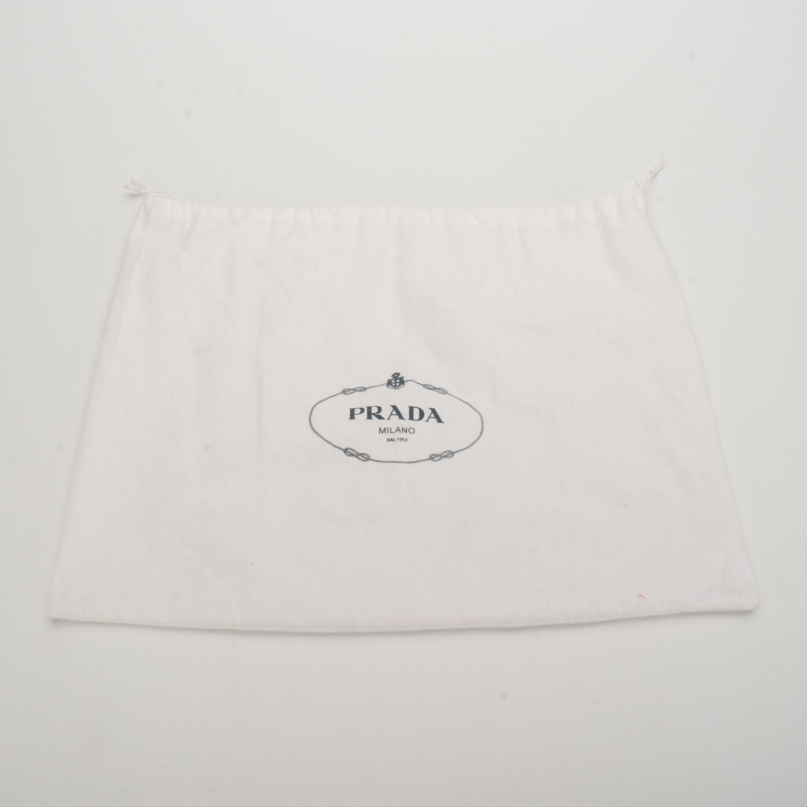 Prada Two-Way Dome Bag in Black Saffiano Leather