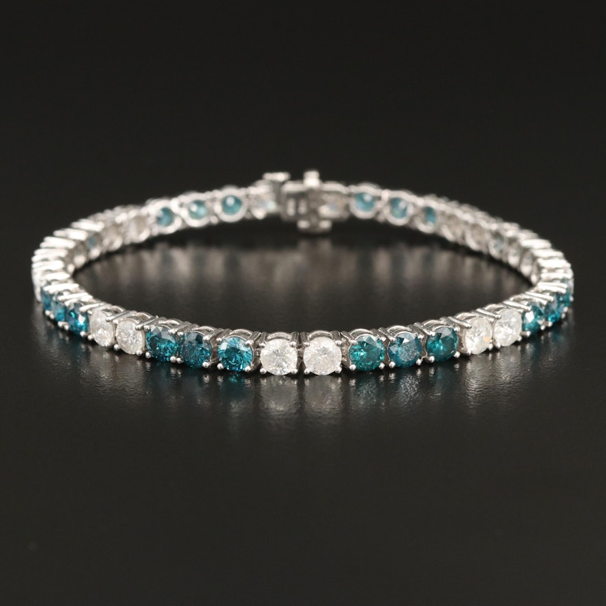 14K 12.48 CTW Diamond Line Bracelet