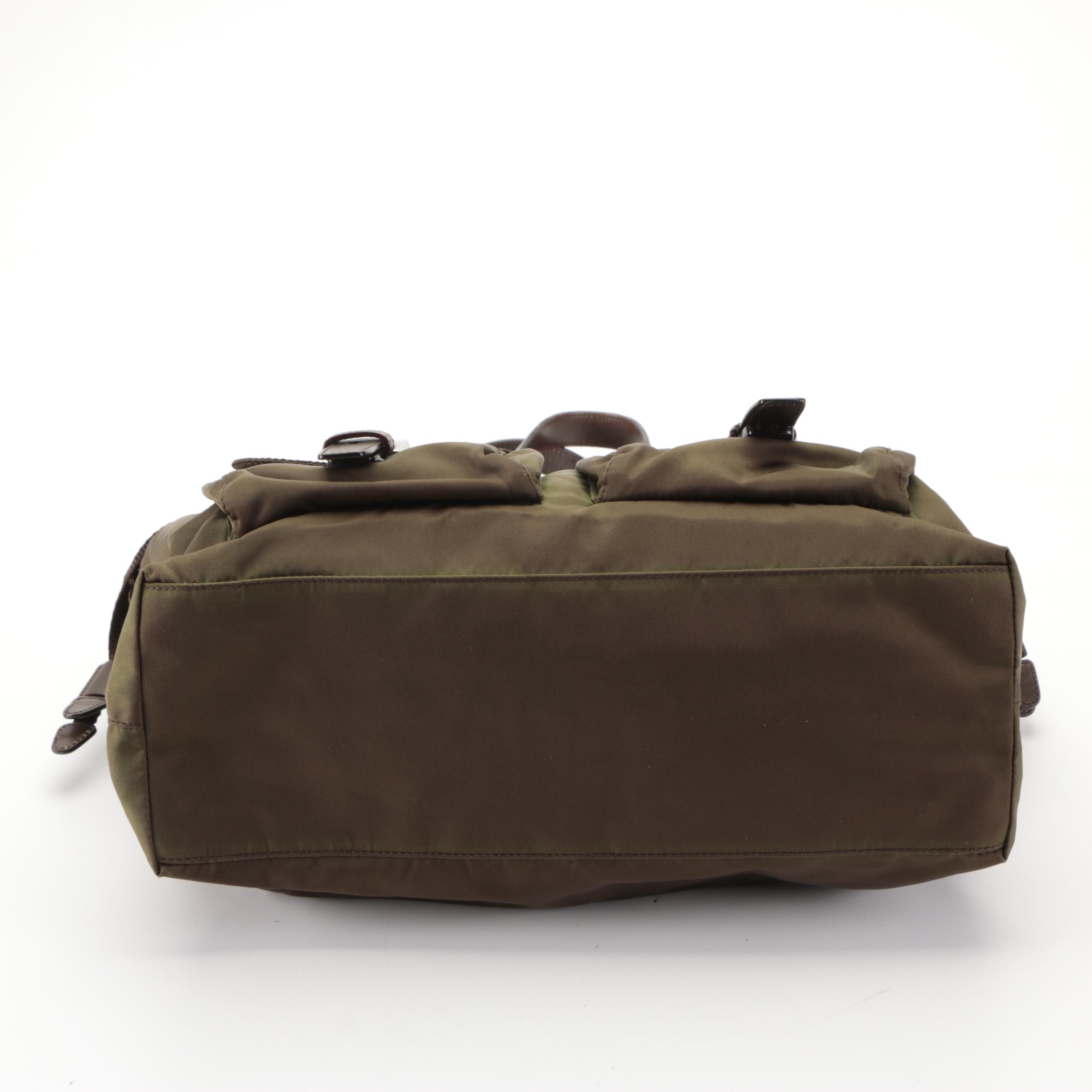 Prada Vela Sport Tote in Tessuta Nylon Bruciato